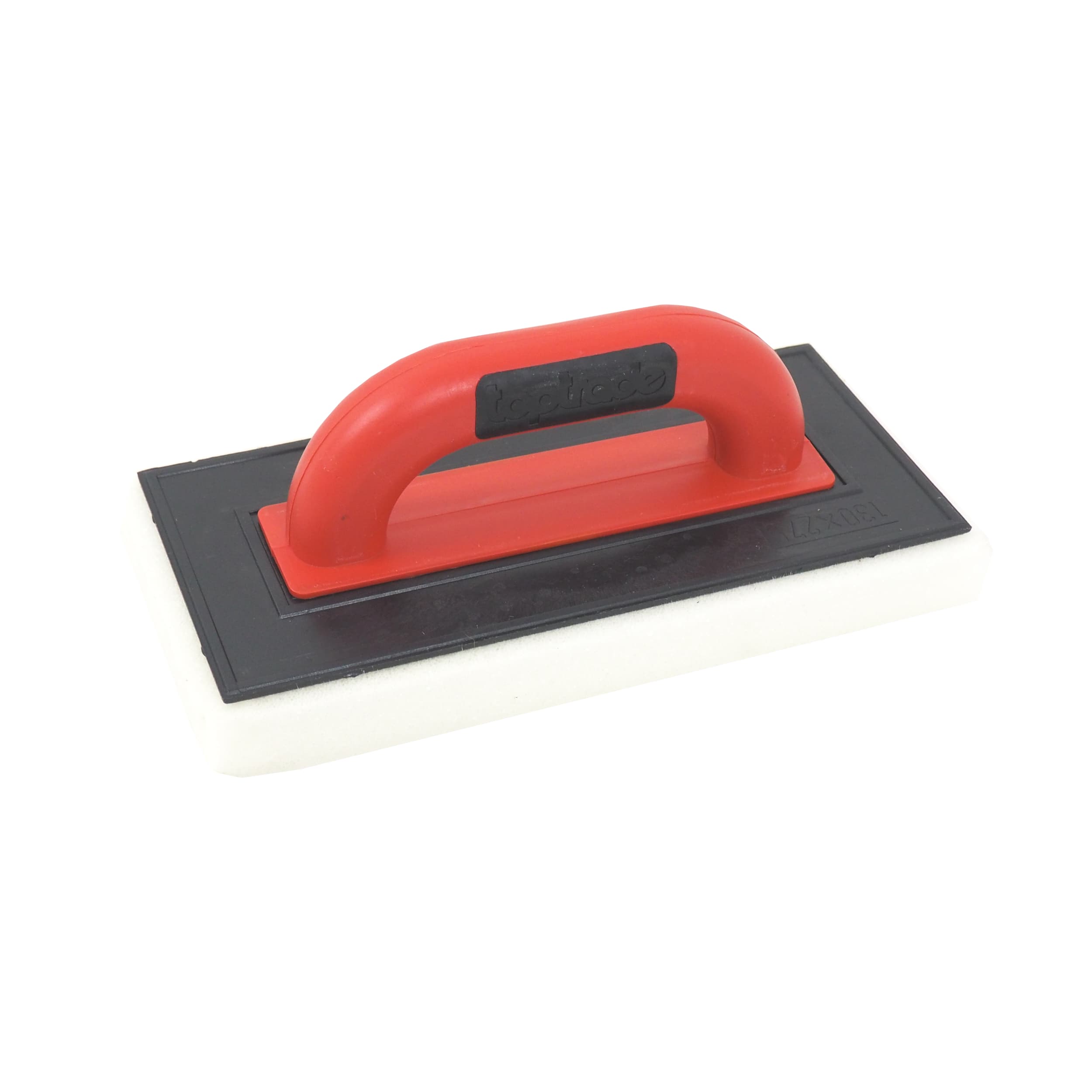 TOPTRADE hladítko z ABS, jemný řezaný molitan, PROFESSIONAL 250×130×30 mm - náhled 1