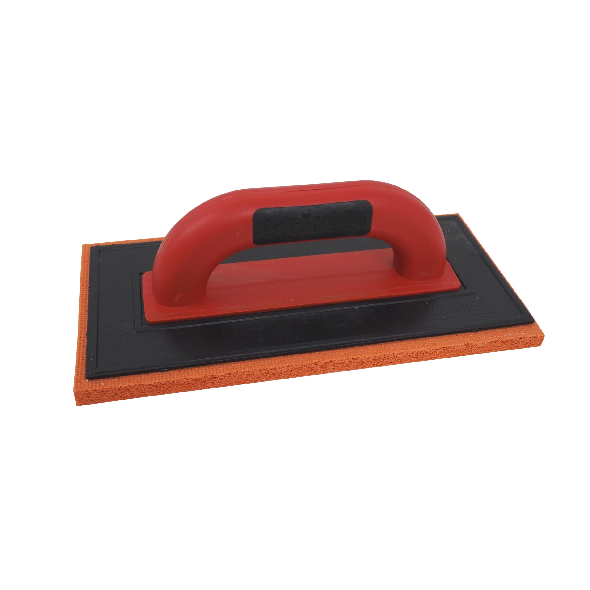 TOPTRADE hladítko ABS s jemnou houbou 250×130×12 mm