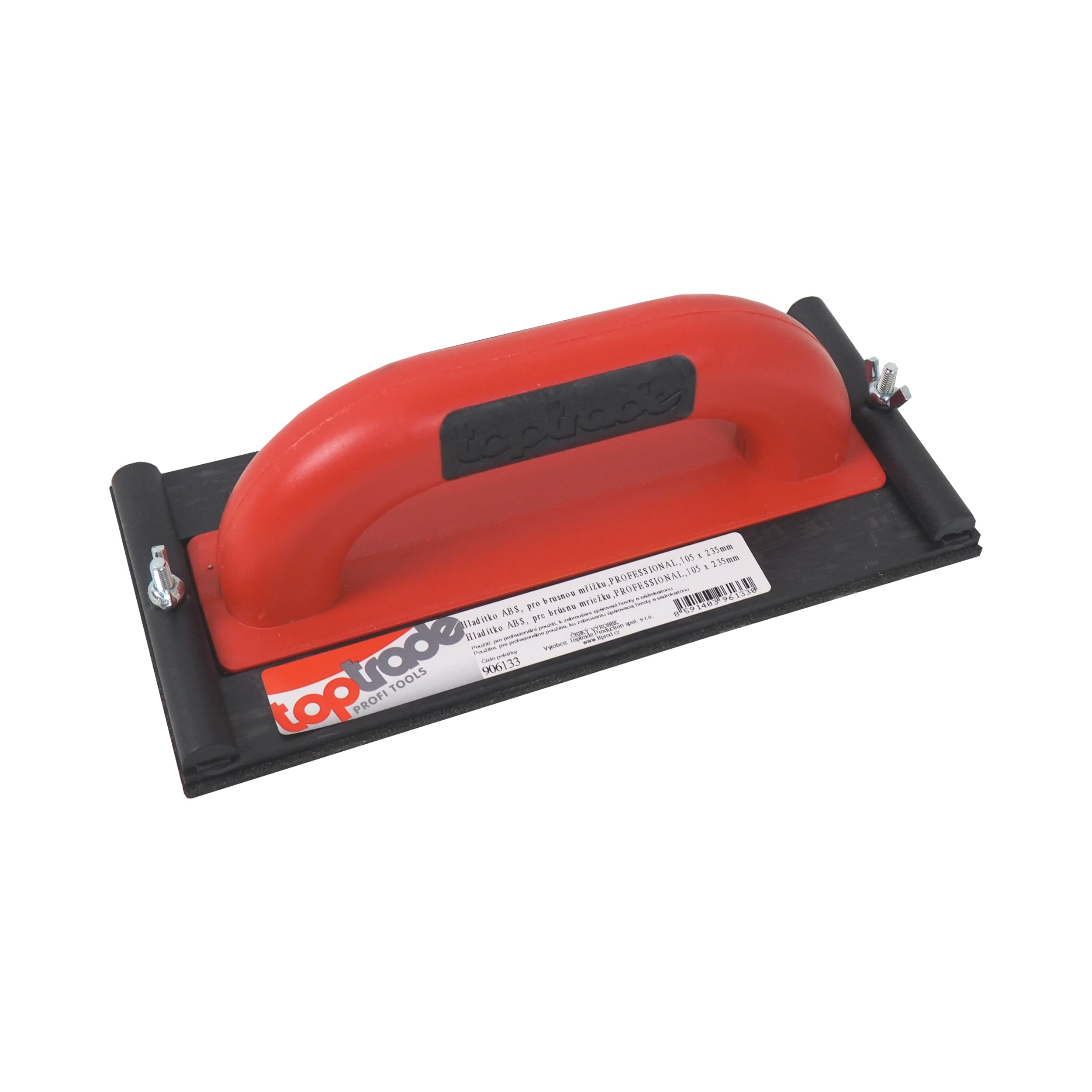 TOPTRADE hladítko na brusnou mřížku ABS PROFESSIONAL 105 × 235 mm - náhled 2