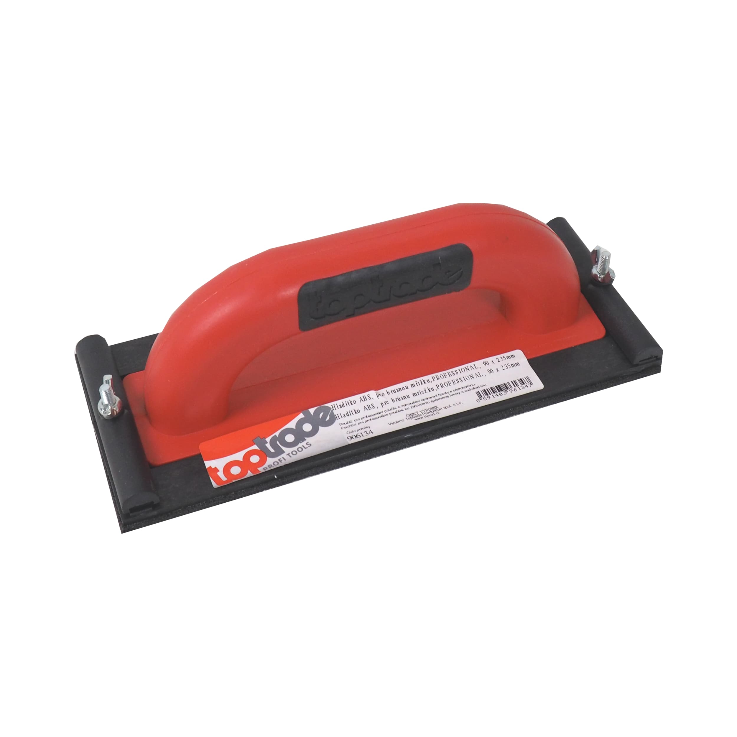 TOPTRADE hladítko na brusnou mřížku ABS PROFESSIONAL 90 × 235 mm - náhled 2