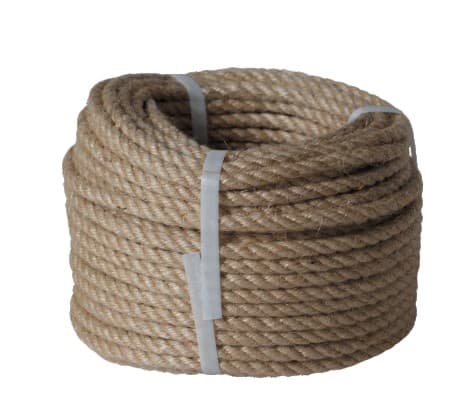Lanex J‑PP přírodní lano Ø 16 mm × 20 m, stáčené bez jádra (juta + PP)
