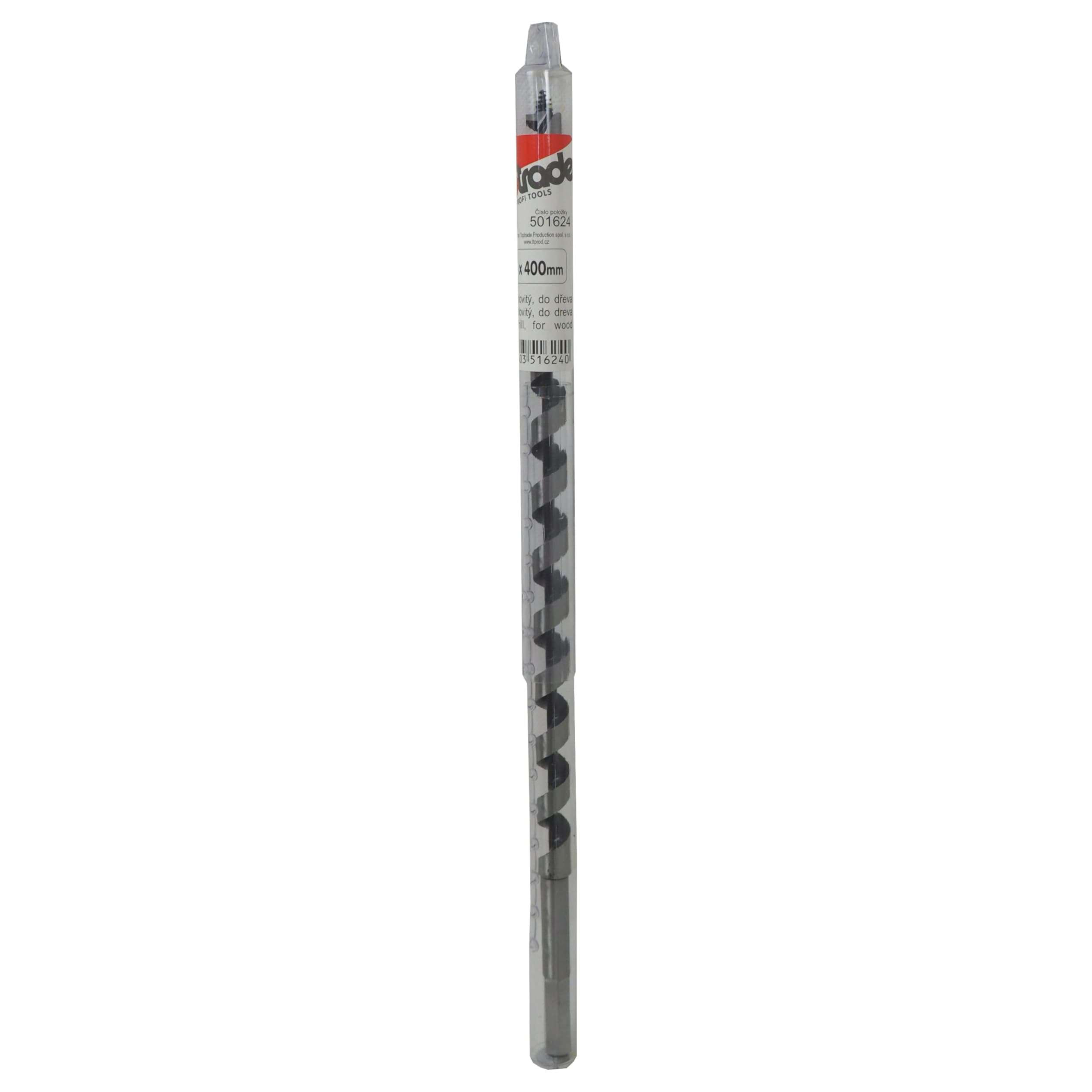 TOPTRADE hadovitý vrták do dřeva 14 × 400 mm, šestihranná stopka - náhled 2