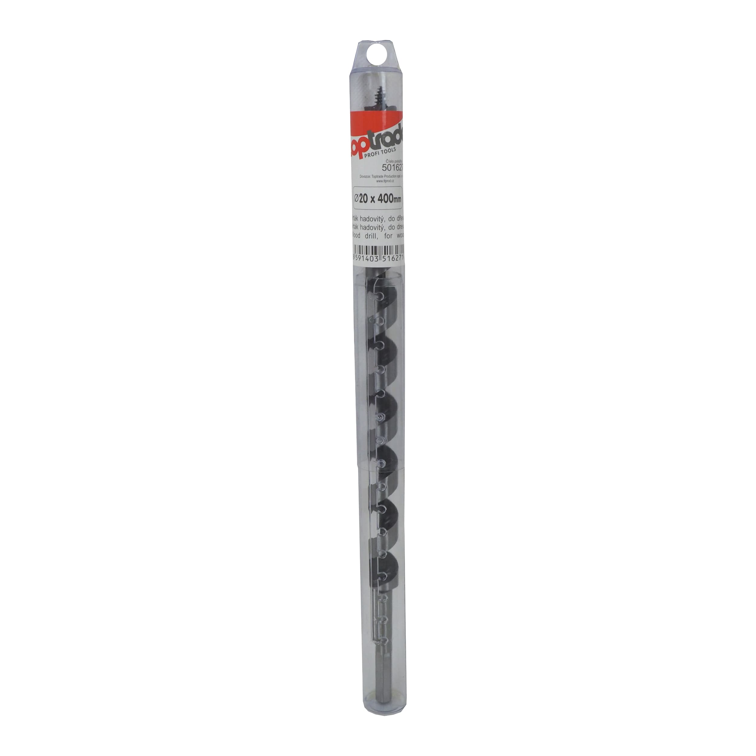 TOPTRADE vrták hadovitý do dřeva 20 × 400 mm - náhled 2