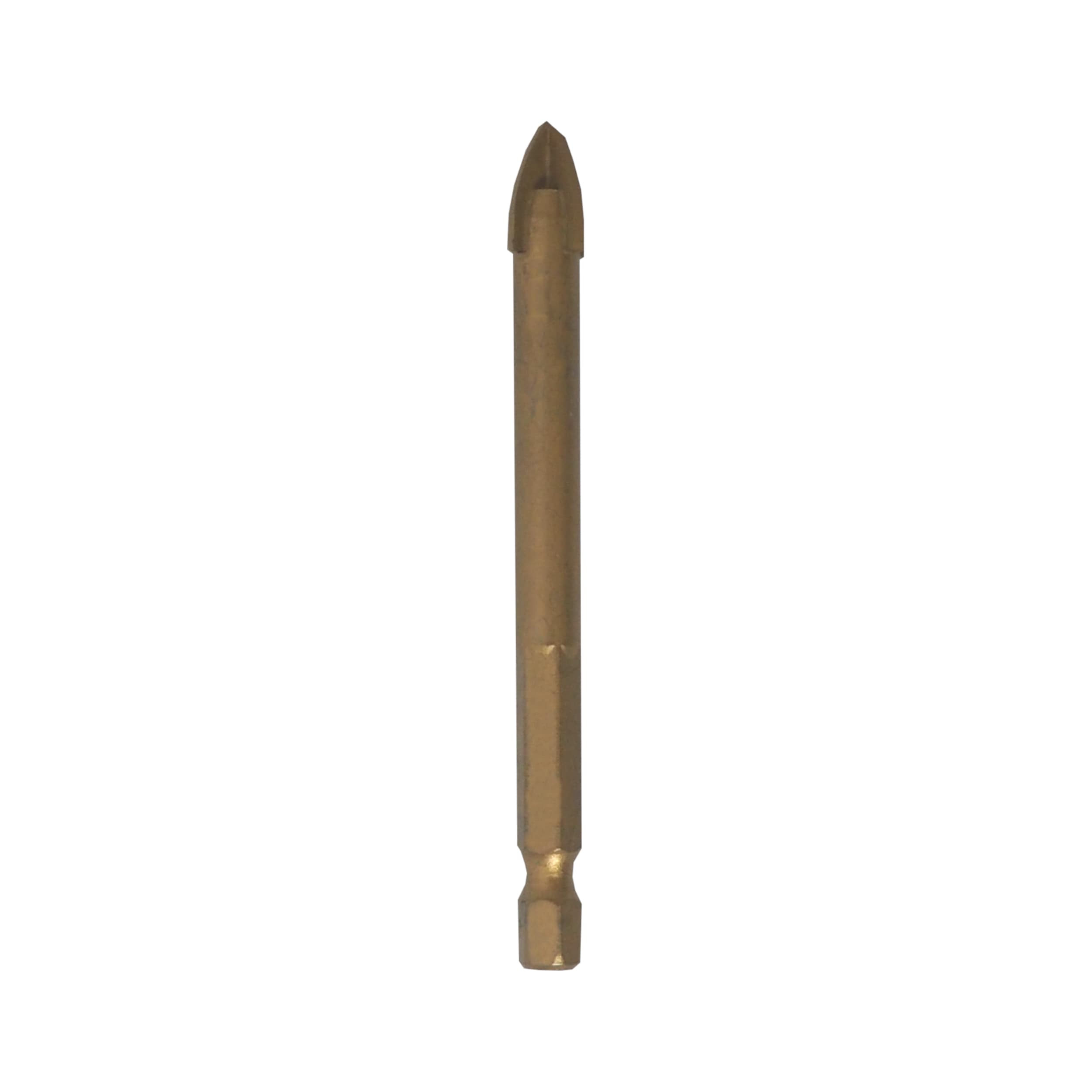 TOPTRADE vrták do skla, keramiky a dlažby Ø 6 mm, délka 80 mm, stopka 1/4" HEX - náhled 2