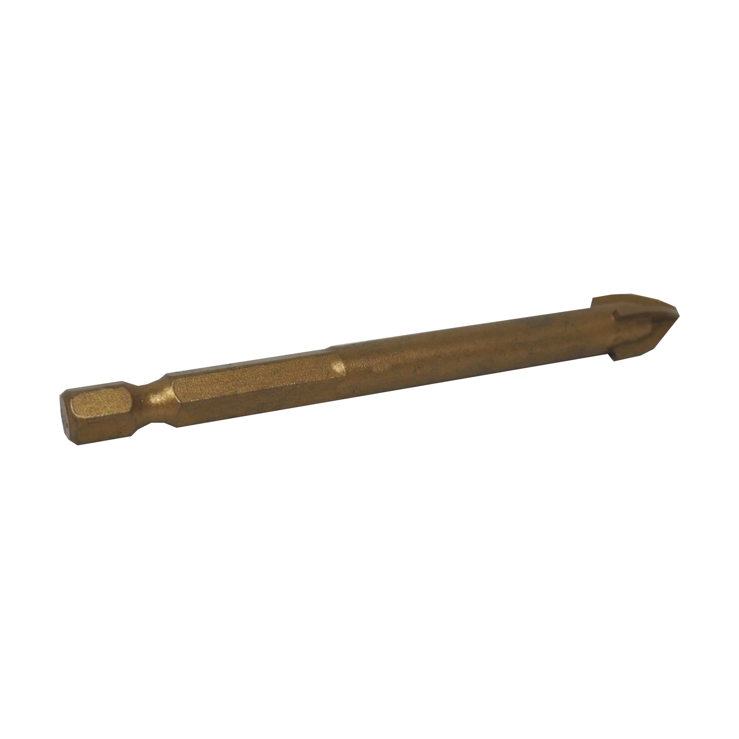 TOPTRADE vrták do skla, keramiky a dlažby Ø 6 mm, délka 80 mm, stopka 1/4" HEX - náhled 3