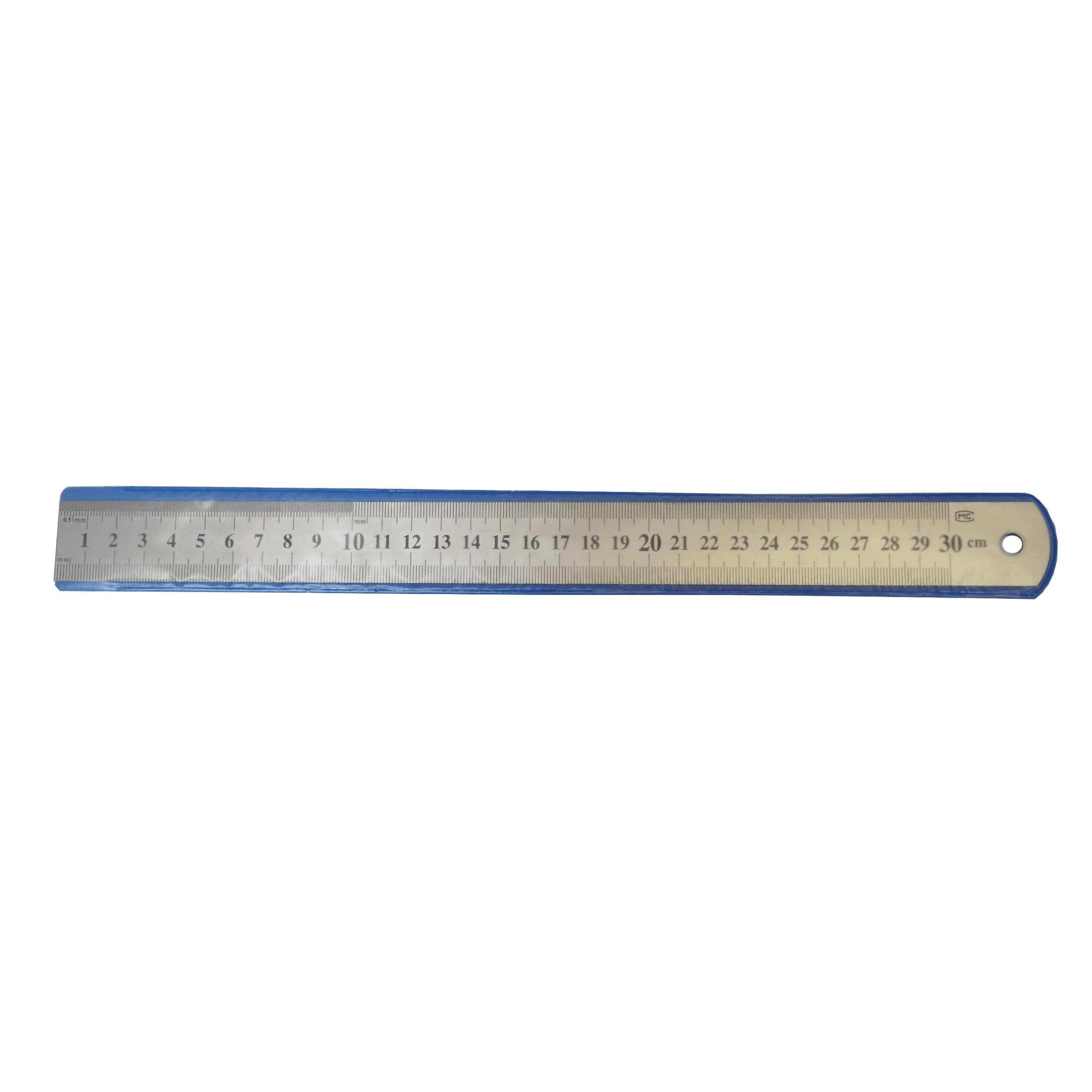 TOPTRADE měřítko nerezové, planžetové 1,2 × 1000 mm