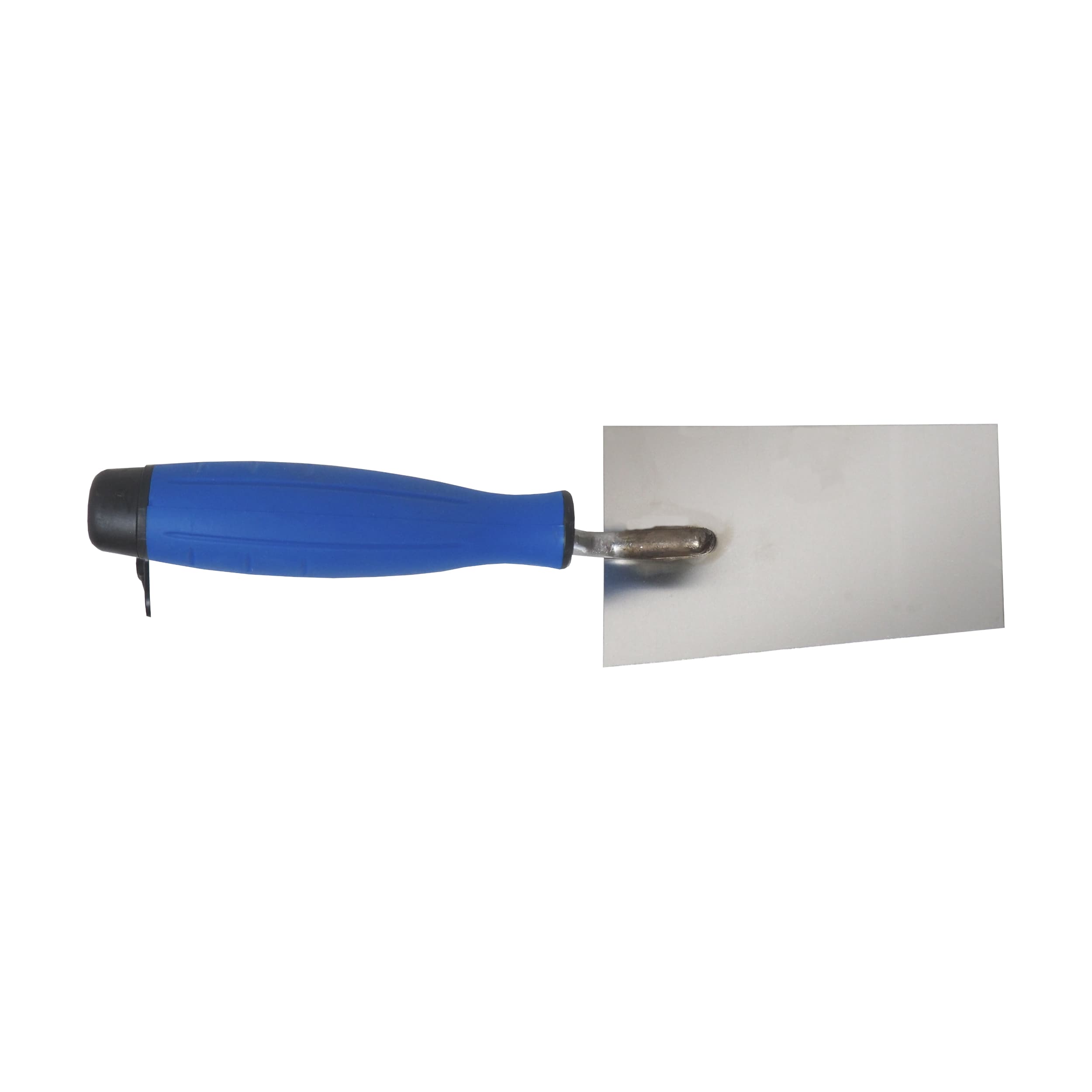 TOPTRADE zednická lžíce 120 × 80 mm, nerez, pogumovaná rukojeť - náhled 3