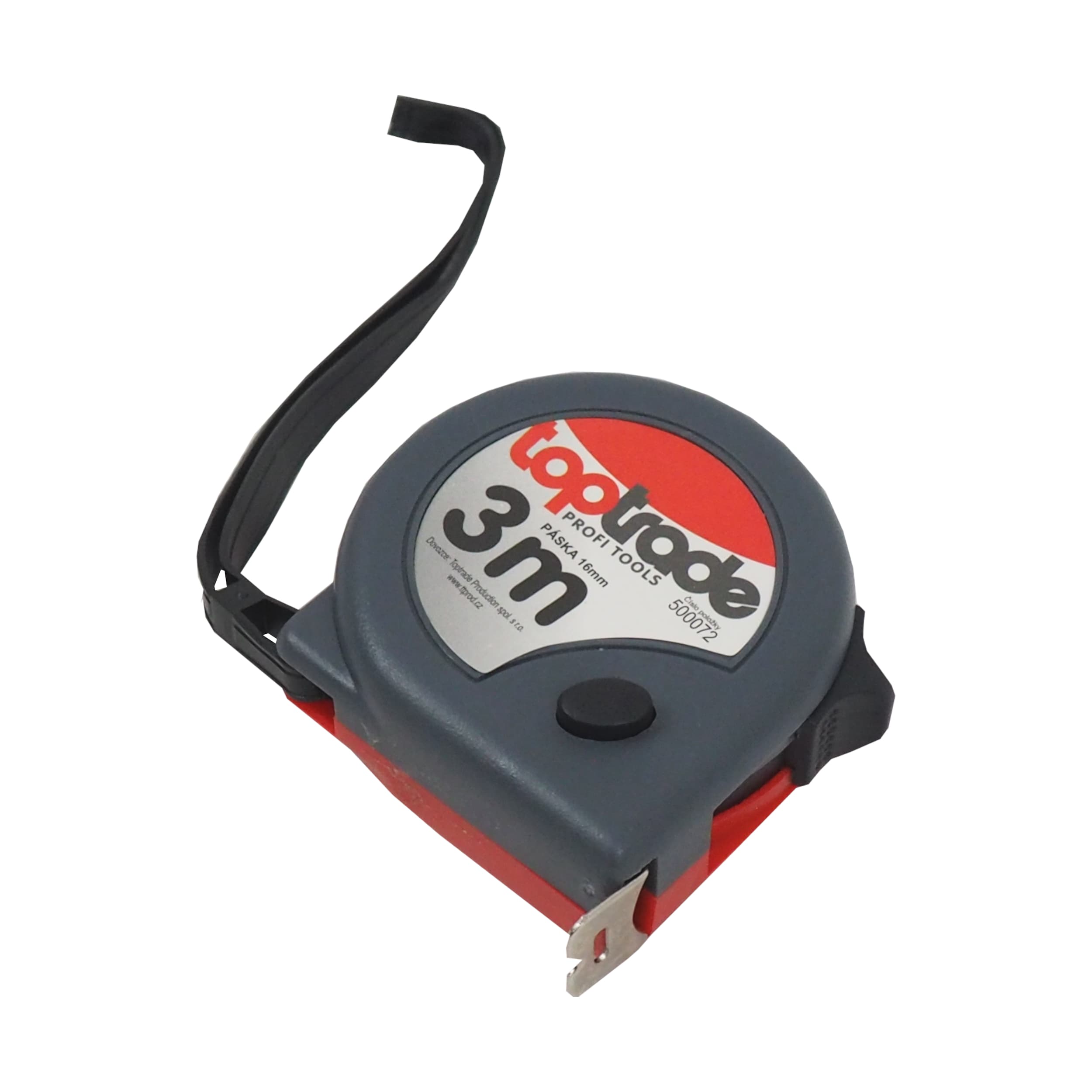 TOPTRADE svinovací metr 3 m, 16 mm, dvoubrzdový - náhled 5