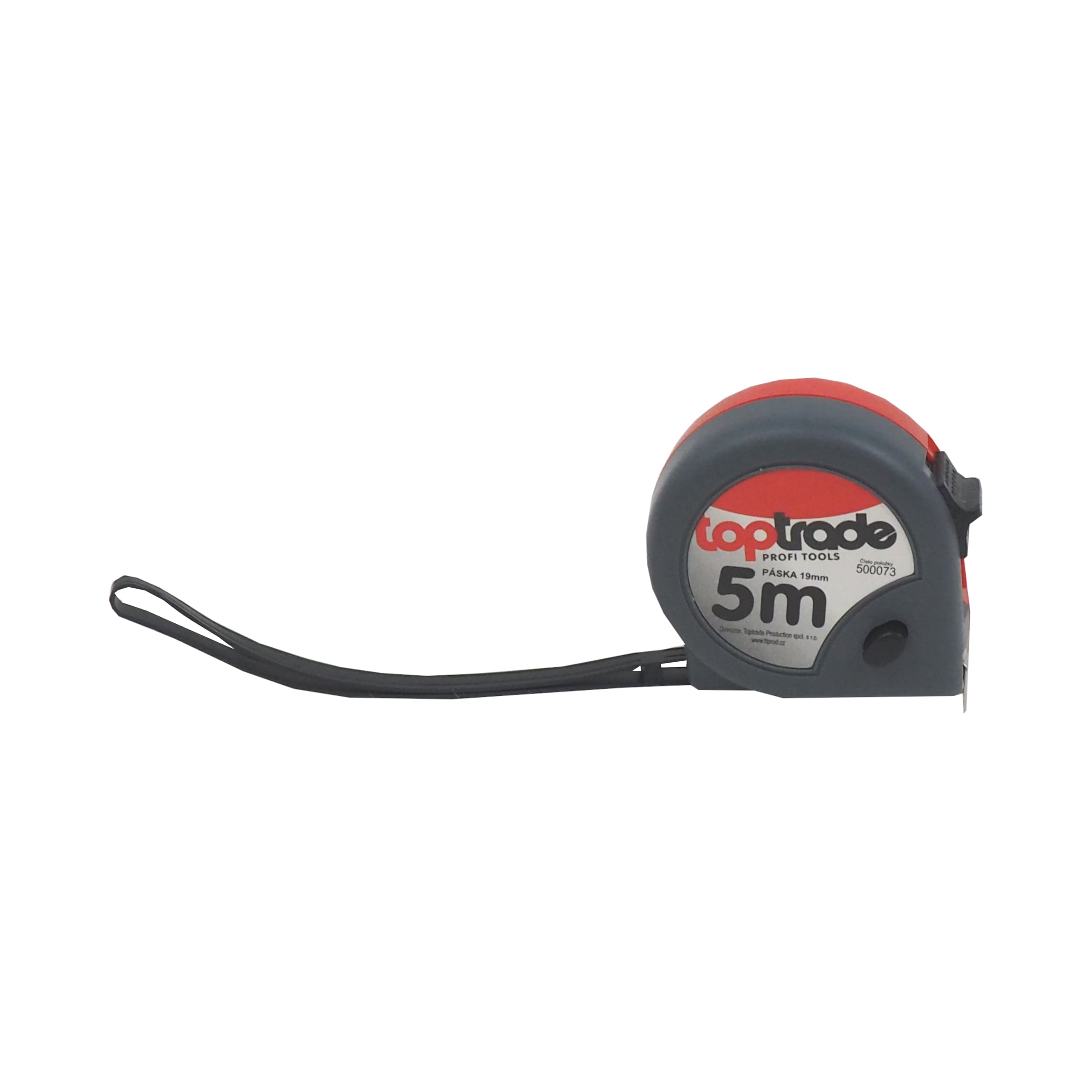 TOPTRADE metr svinovací 5 m × 19 mm, dvoubrzdový - náhled 5