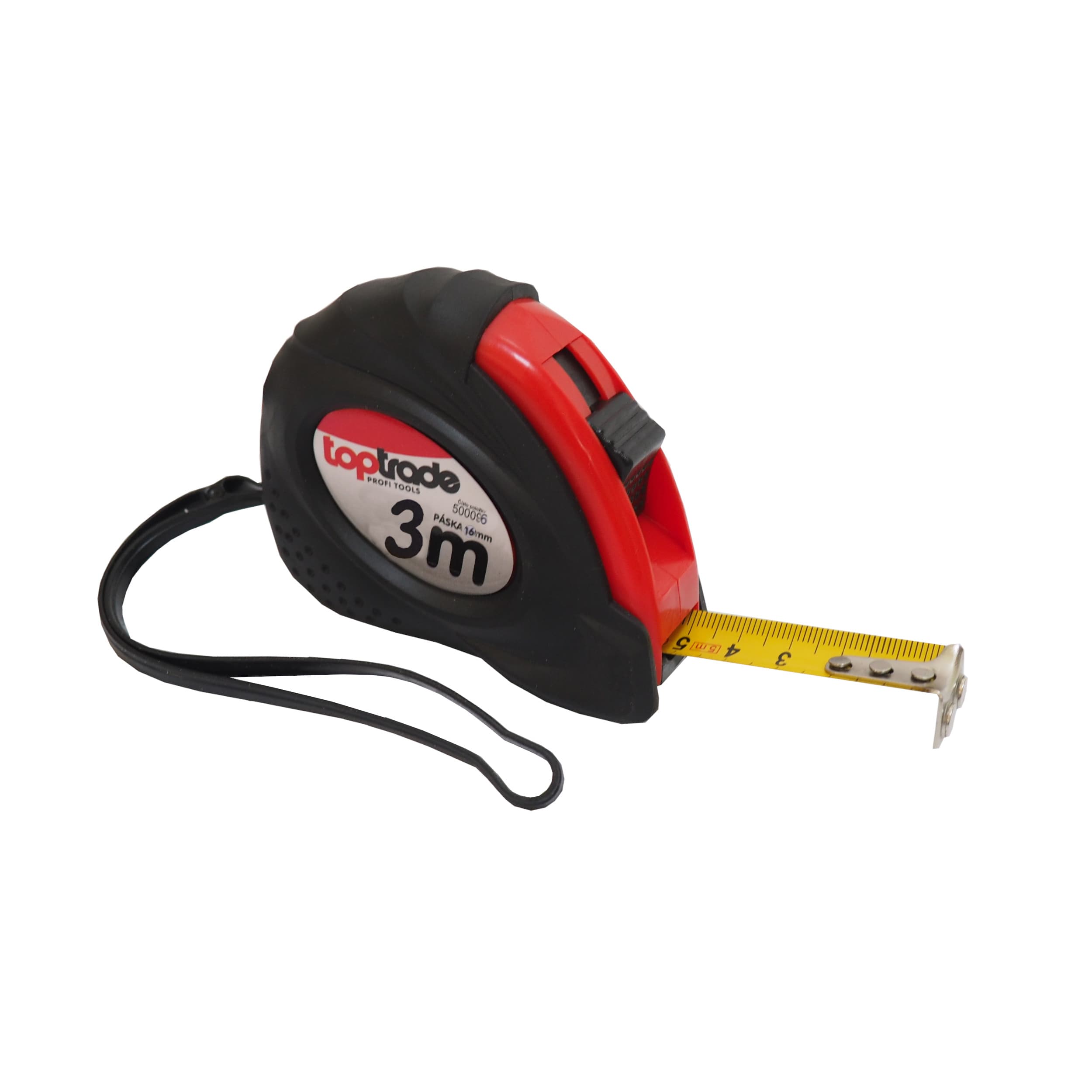 TOPTRADE svinovací metr s magnetem 3 m × 16 mm