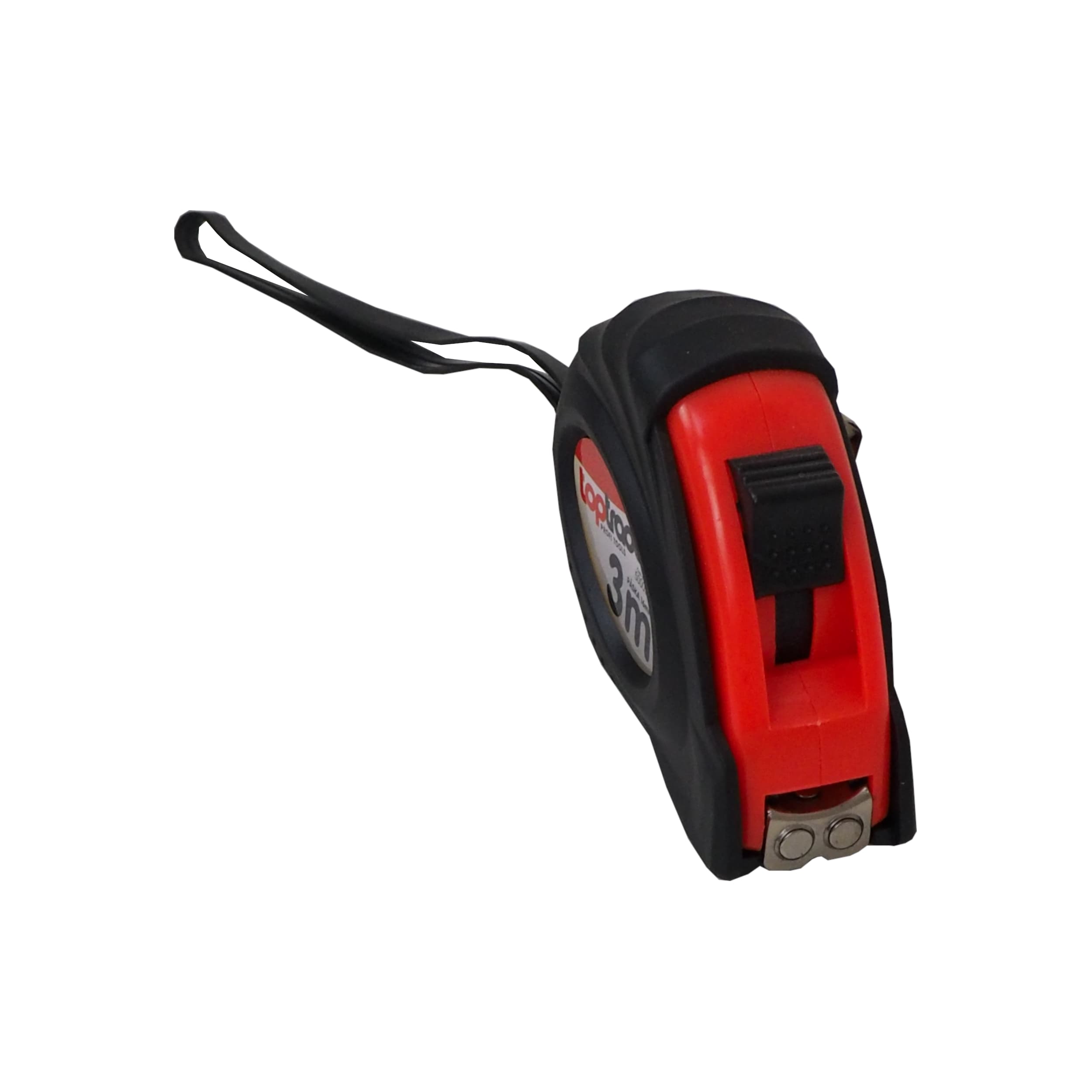 TOPTRADE svinovací metr 5 m × 19 mm, pogumovaný obal, magnet - náhled 3