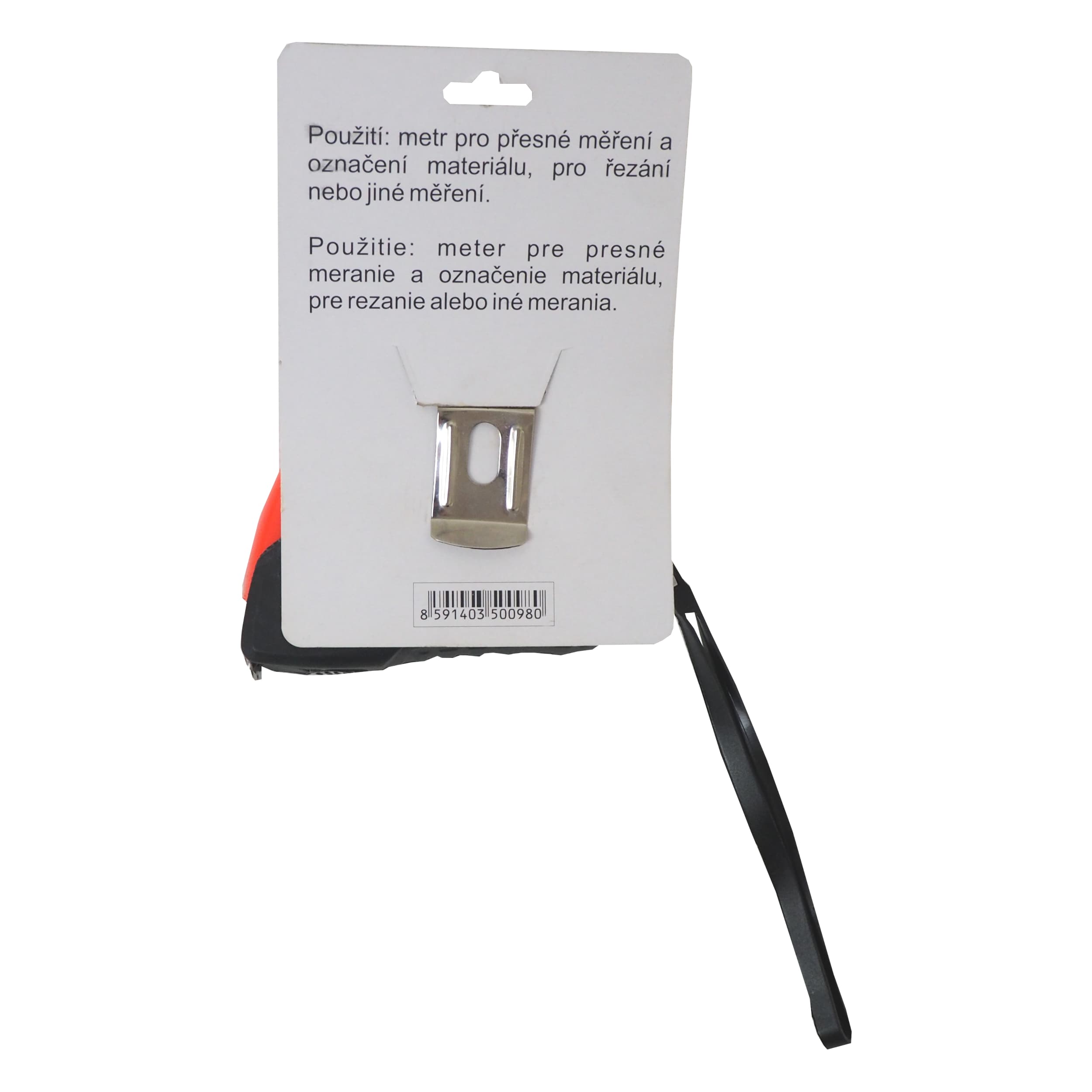 TOPTRADE metr svinovací 7,5 m × 25 mm, pogumovaný, s magnetem - náhled 5