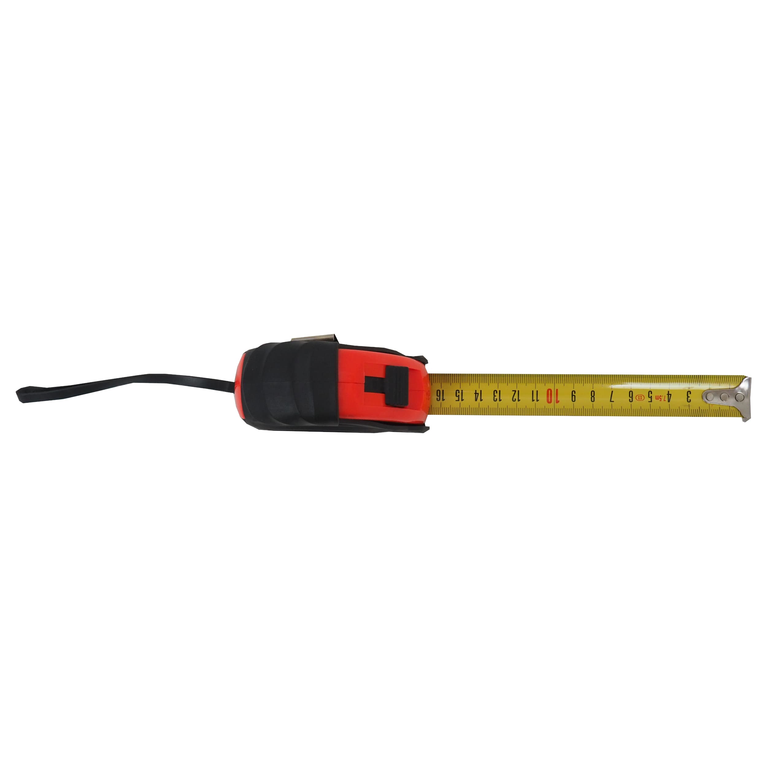 TOPTRADE svinovací metr 10 m × 25 mm, pogumovaný, s magnetem - náhled 2