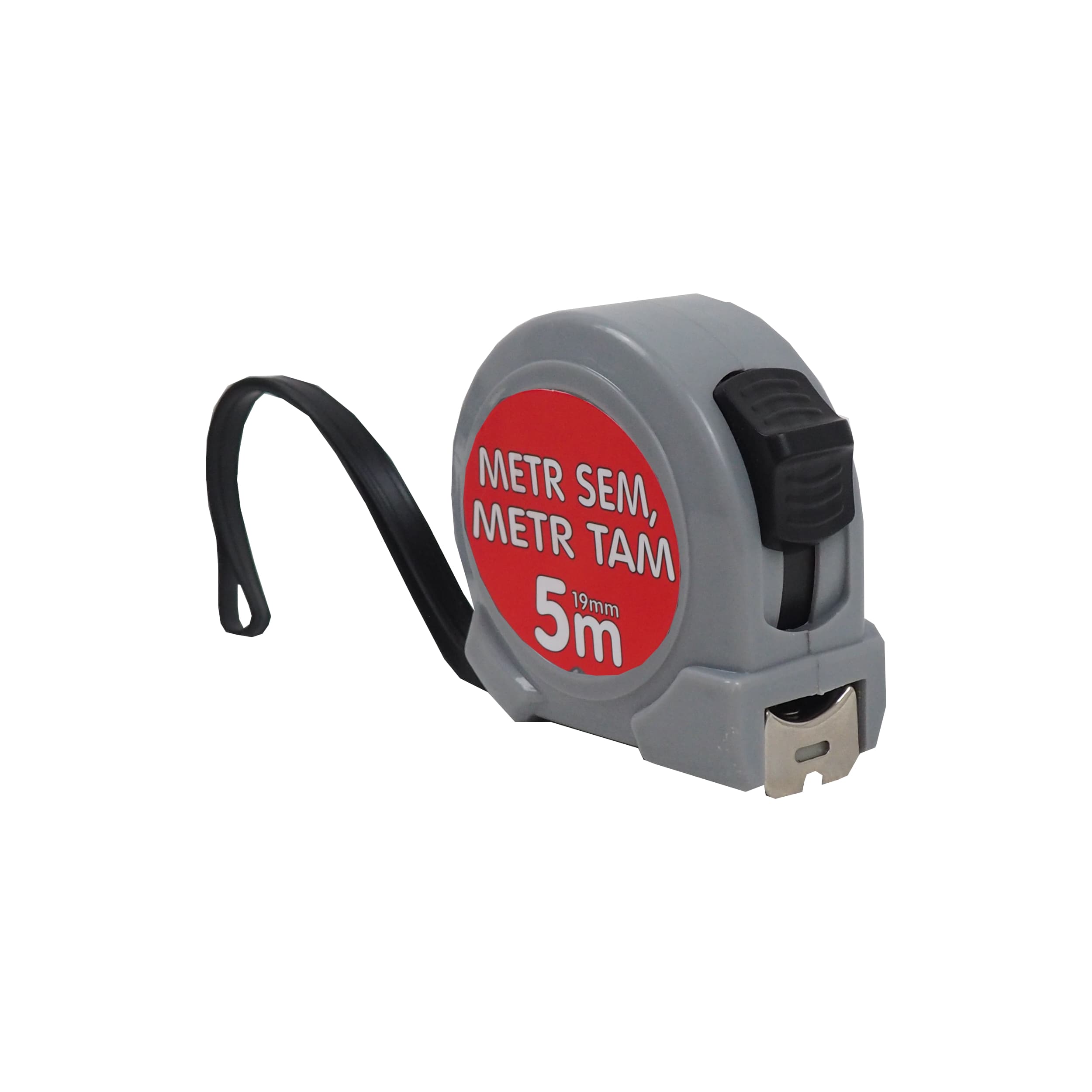 TOPTRADE svinovací metr 5 m × 19 mm, jednobrzdový „Metr sem, metr tam…“ - náhled 3