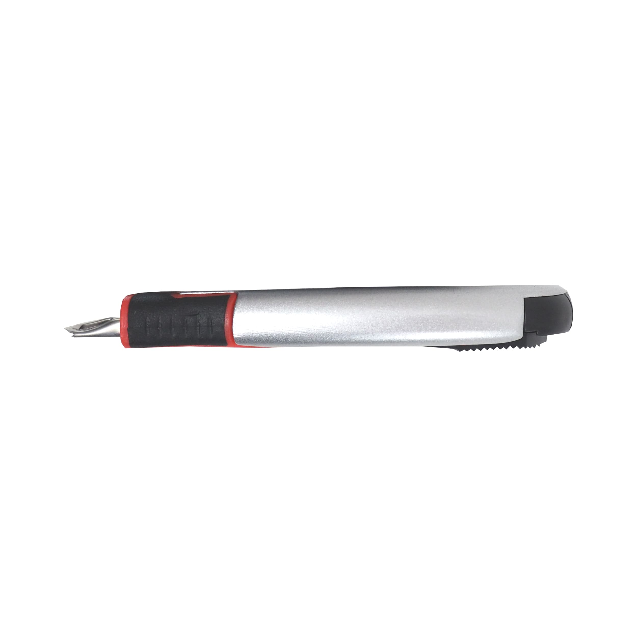 TOPTRADE nůž odlamovací 18 mm, ALU, pogumovaný – profi - náhled 4