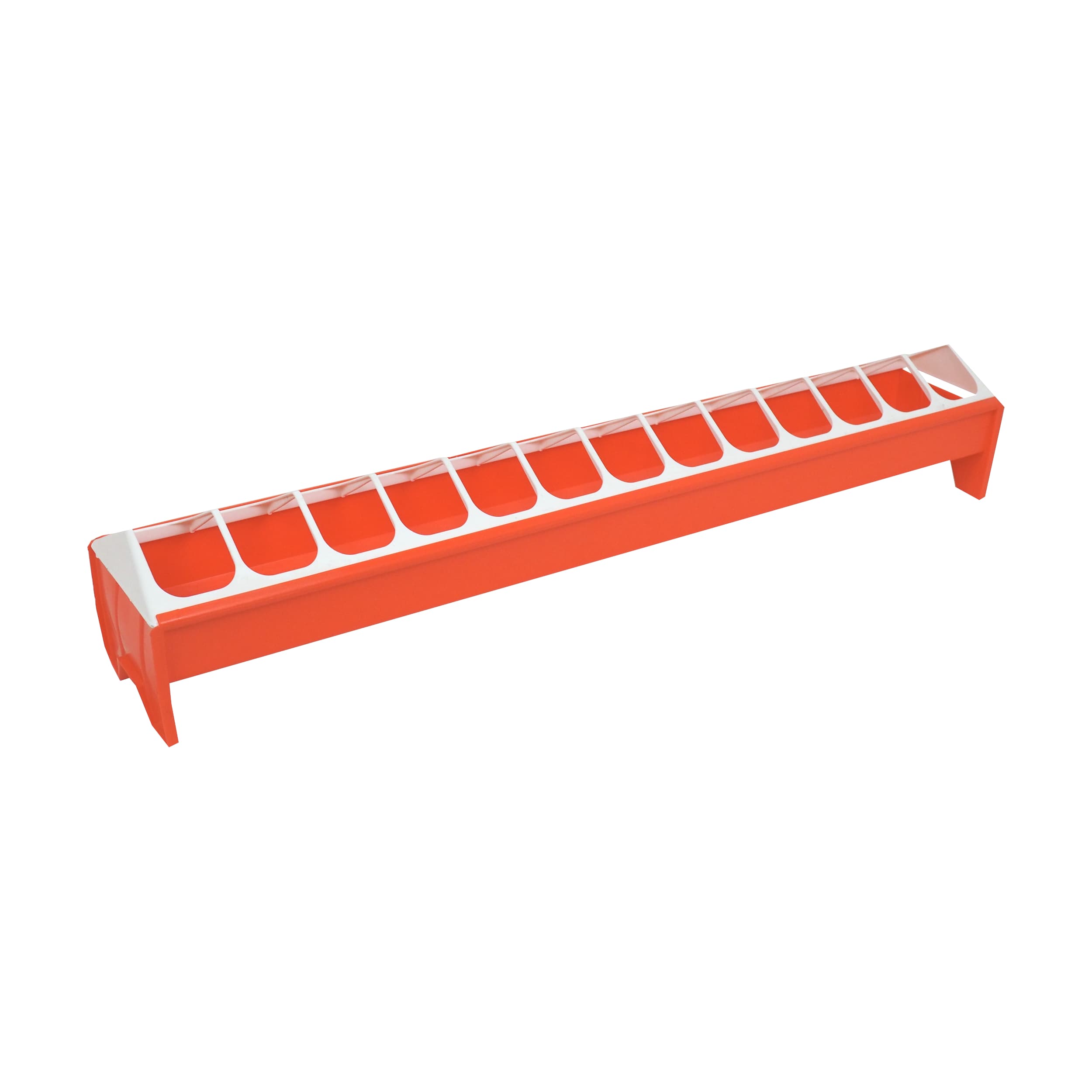 TOPTRADE žlabové krmítko pro drůbež 750 mm, plast, zasouvací - náhled 4