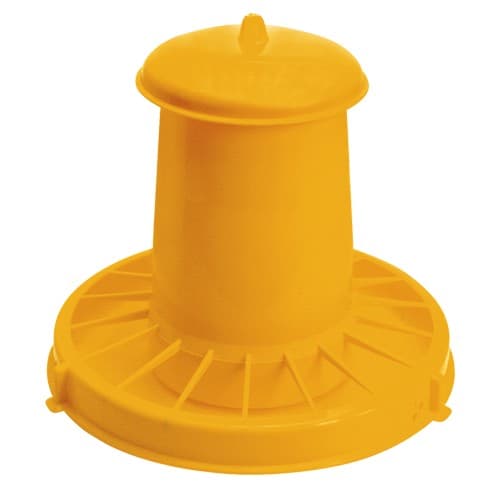 TOPTRADE tubusové krmítko pro drůbež 10,5 l (plast)