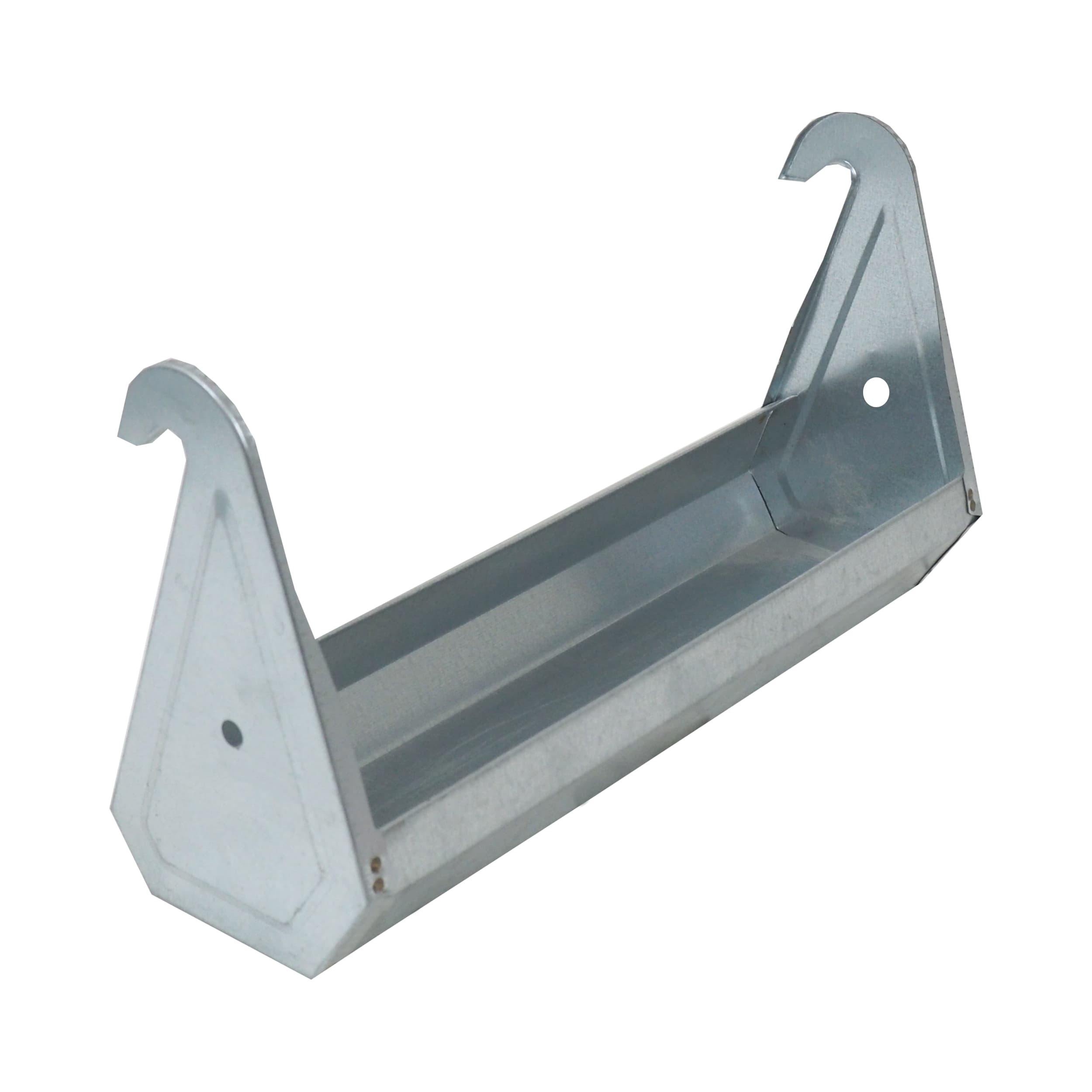 TOPTRADE krmítko žlabové závěsné pro drůbež, pozink 300 mm