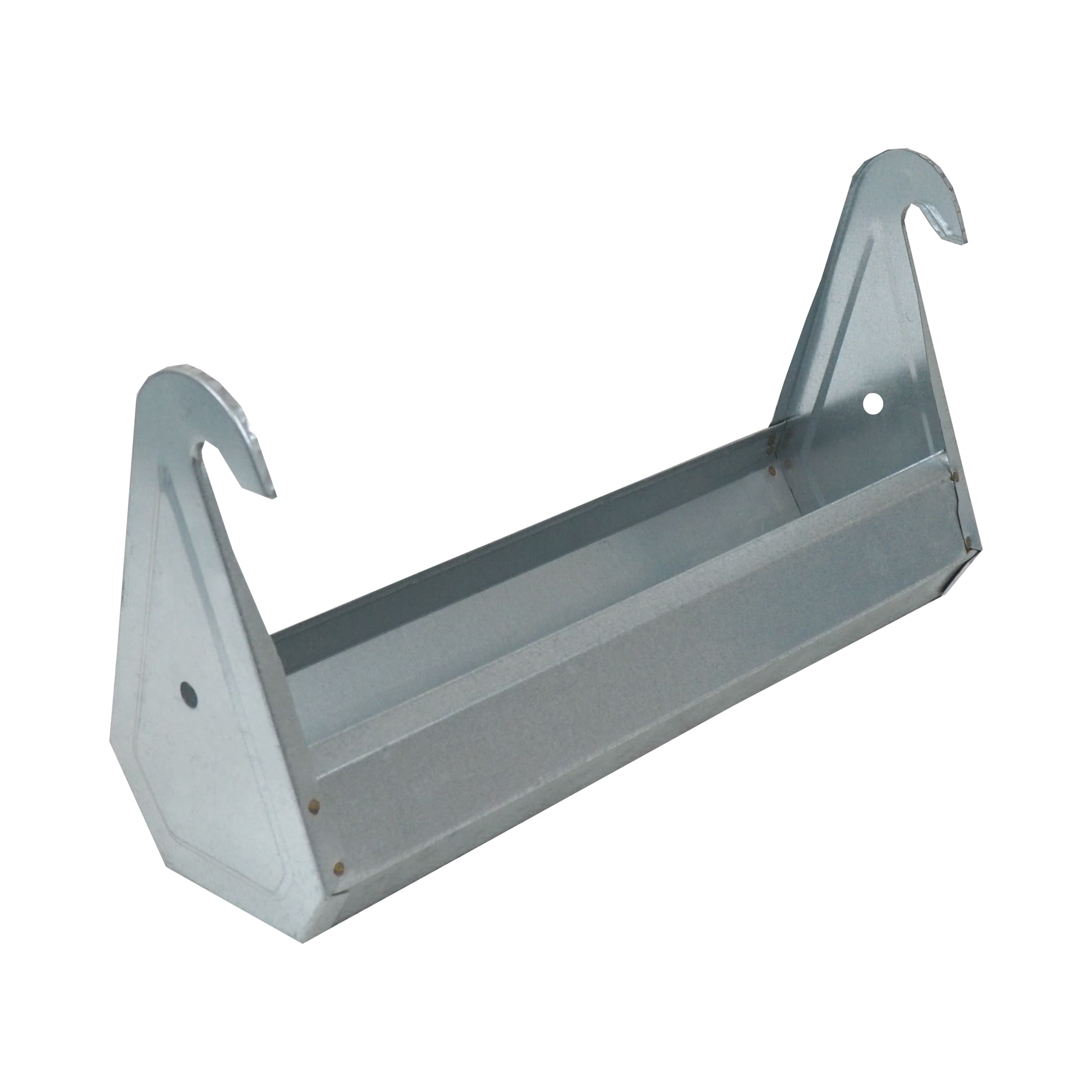 TOPTRADE krmítko žlabové závěsné pro drůbež, pozink 300 mm - náhled 3