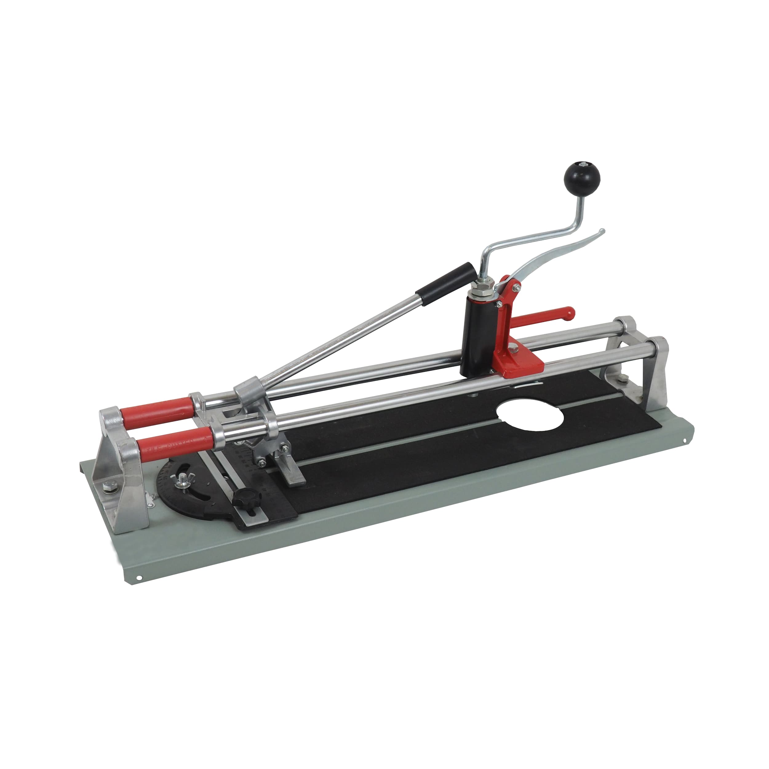 TOPTRADE řezačka na obklady s lámačkou, úhelníkem a vykružovákem 400 mm (hobby)