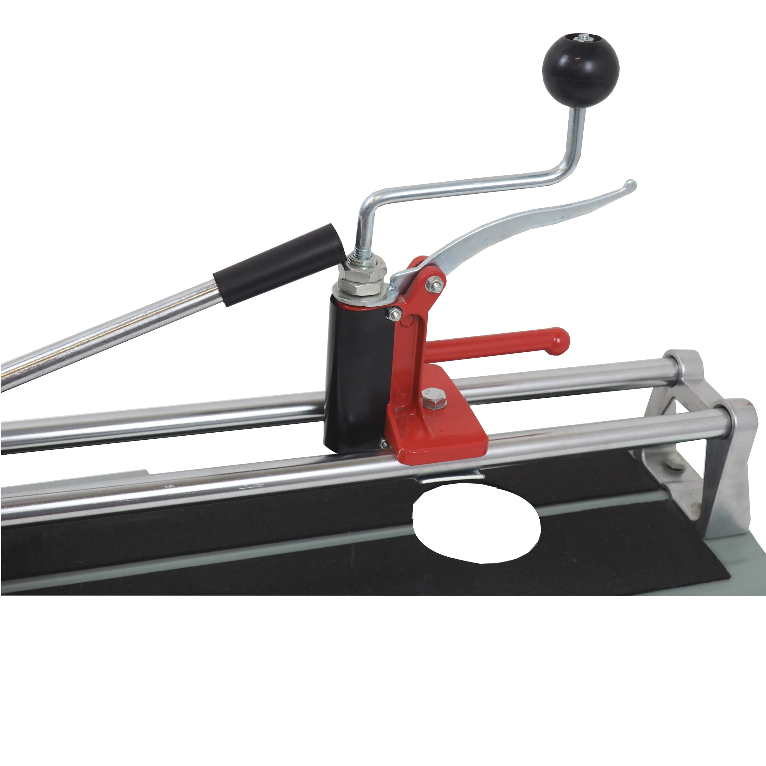 TOPTRADE řezačka na obklady s lámačkou, úhelníkem a vykružovákem 400 mm (hobby) - náhled 3