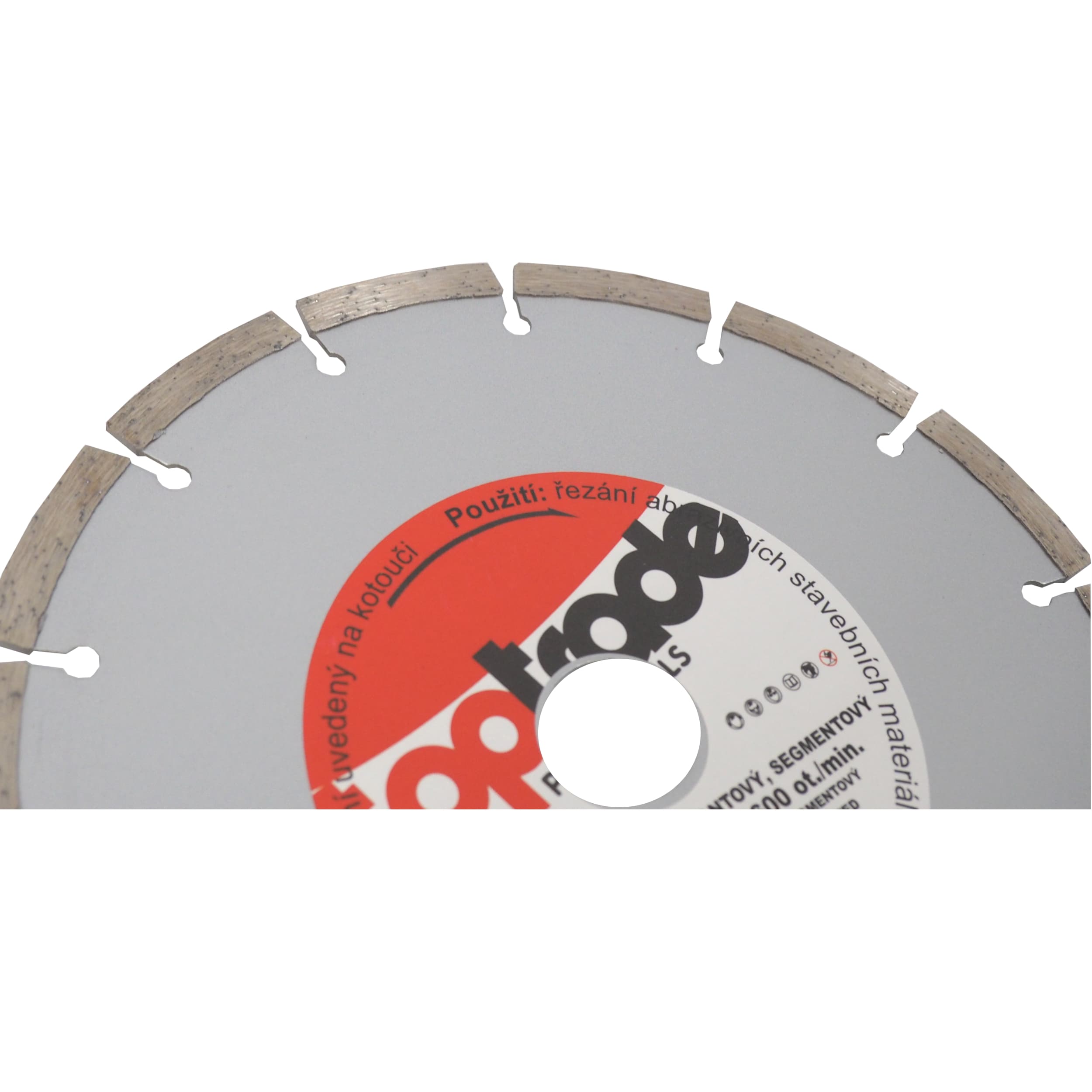 TOPTRADE diamantový kotouč segmentový 115 × 22,2 × 7 mm – standard - náhled 4