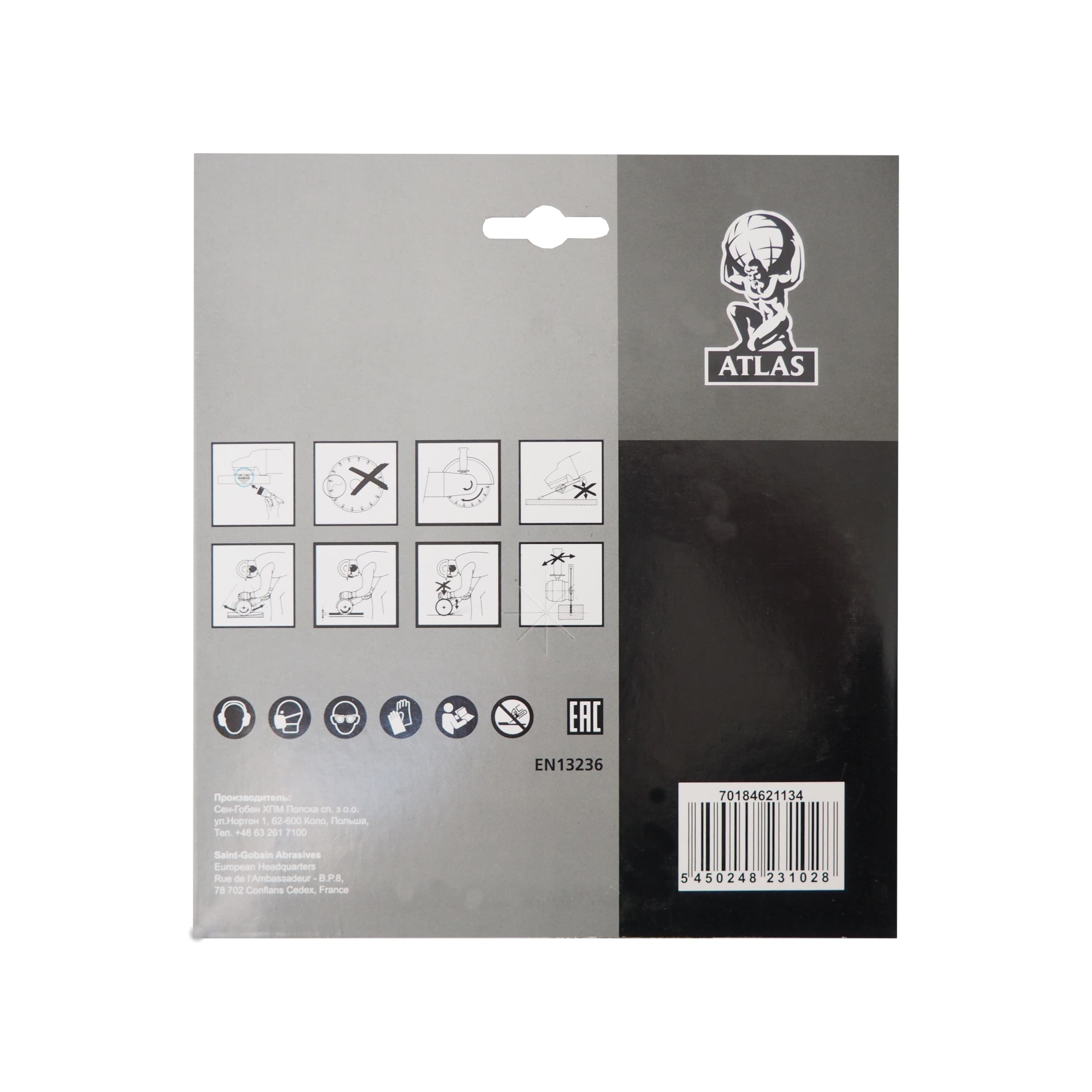 Diamantový kotouč Atlas Universal 150×22,23×2 mm, segmentový - náhled 3