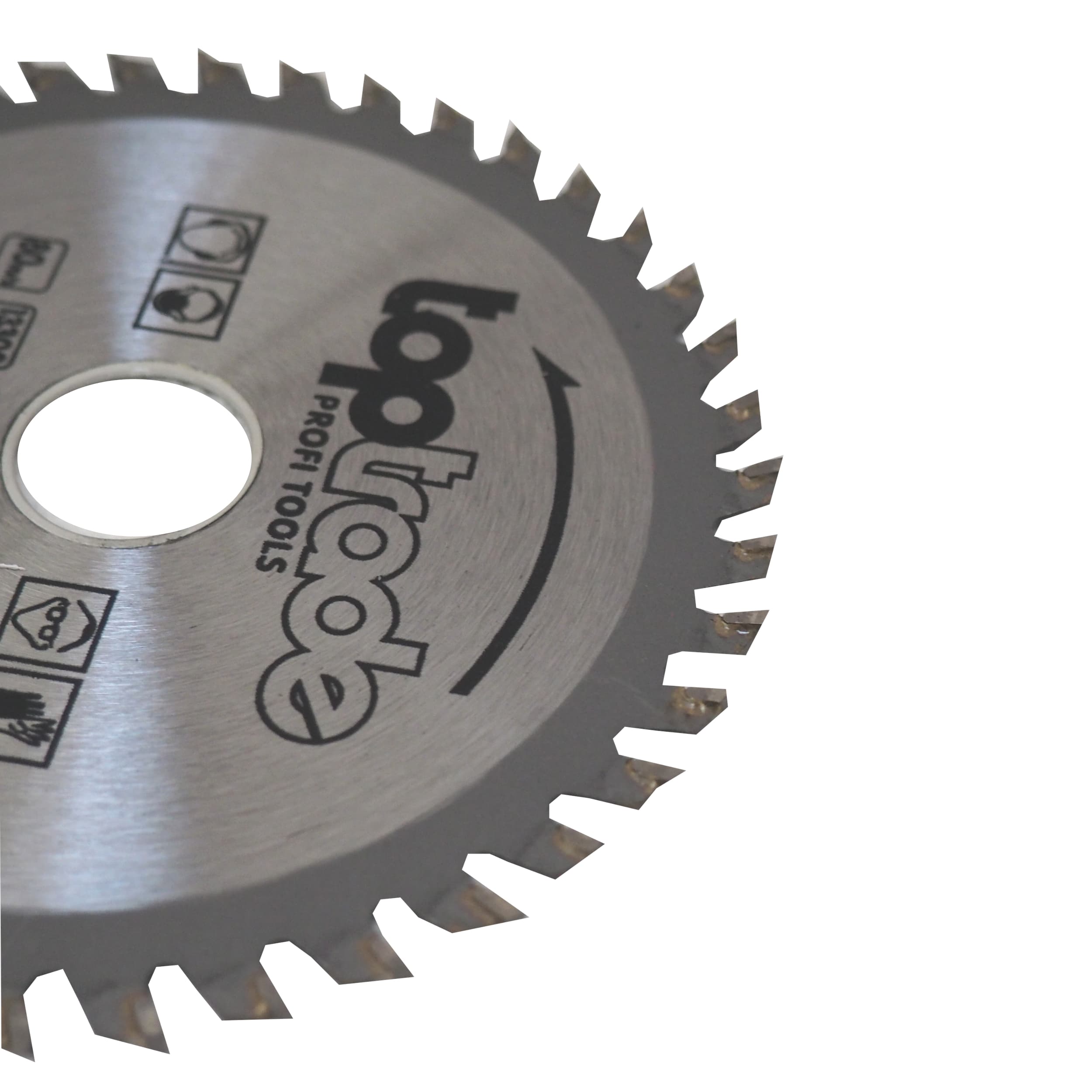 TOPTRADE pilový kotouč na dřevo 125 × 1,8 × 22,2 mm, 40Z (SK, ATB) + redukce 20/16 – 401304 - náhled 4