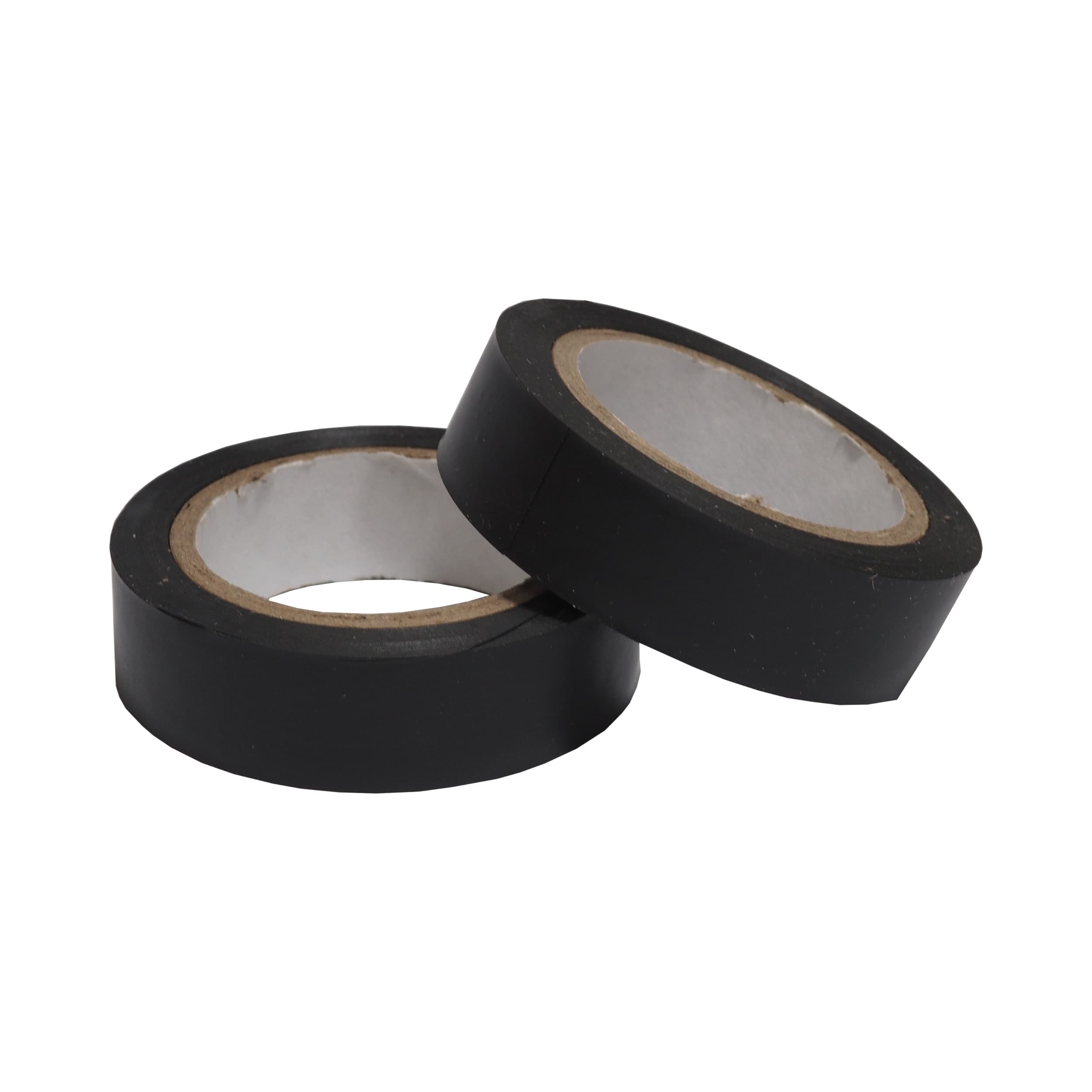 TOPTRADE elektroizolační PVC páska, černá, 15 mm × 0,15 mm × 10 m, 2 ks