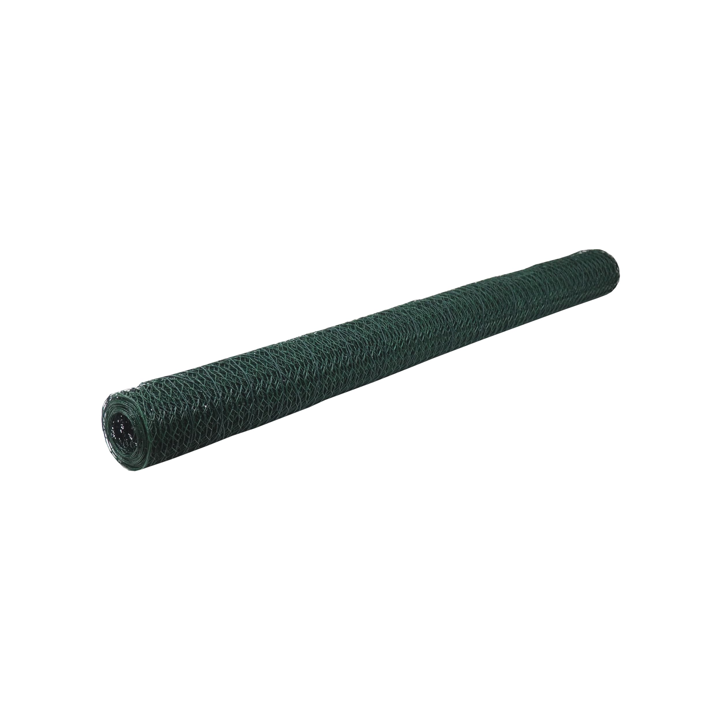 TOPTRADE králičí pletivo poplastované, zelené, oko 16 mm, drát 0,9 mm, 50 cm × 25 m