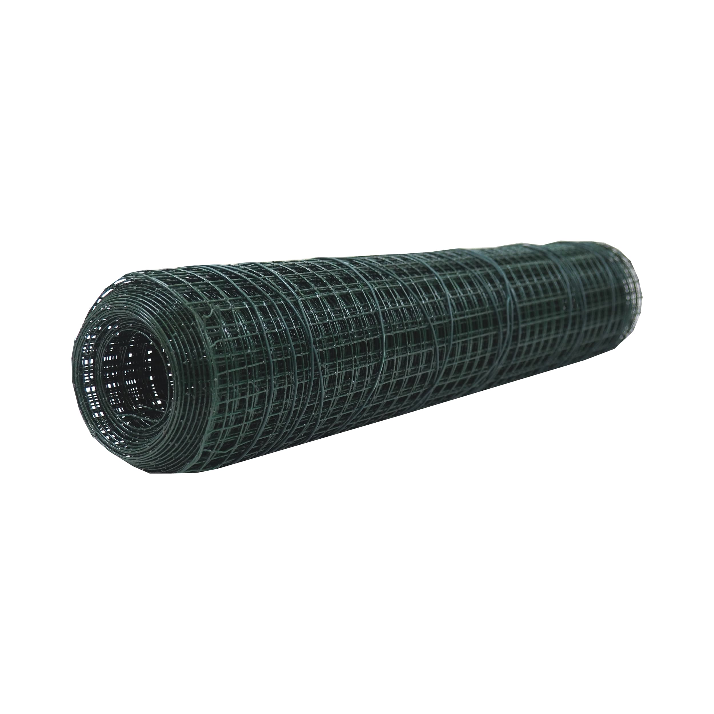 TOPTRADE svařované poplastované pletivo 10×10 mm, 0,5×5 m, zelené