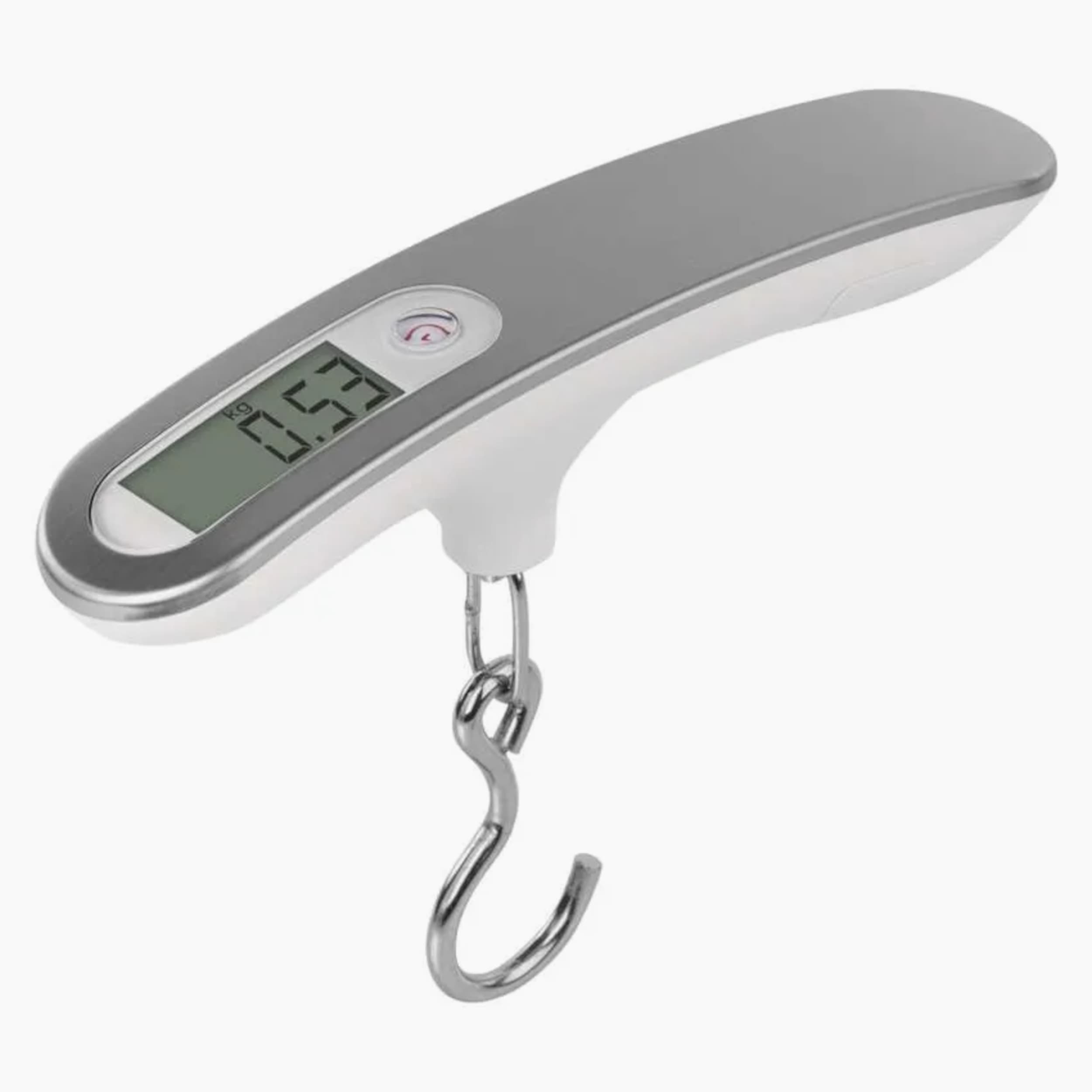 Závěsná digitální váha PT-506, stříbrná, 50 kg - náhled 3