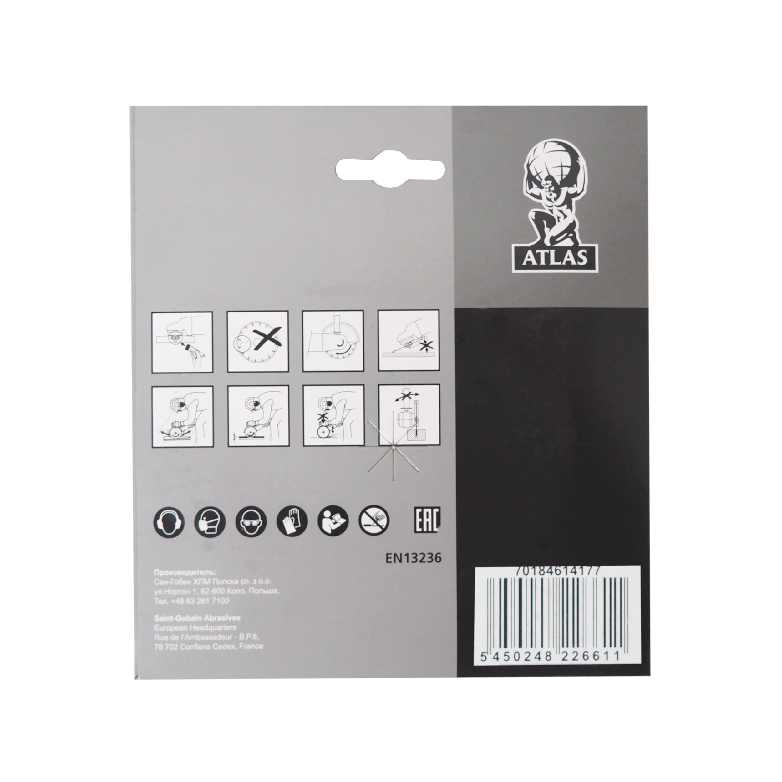 Atlas Turbo diamantový kotouč 180 × 22,23 × 3 mm - náhled 3