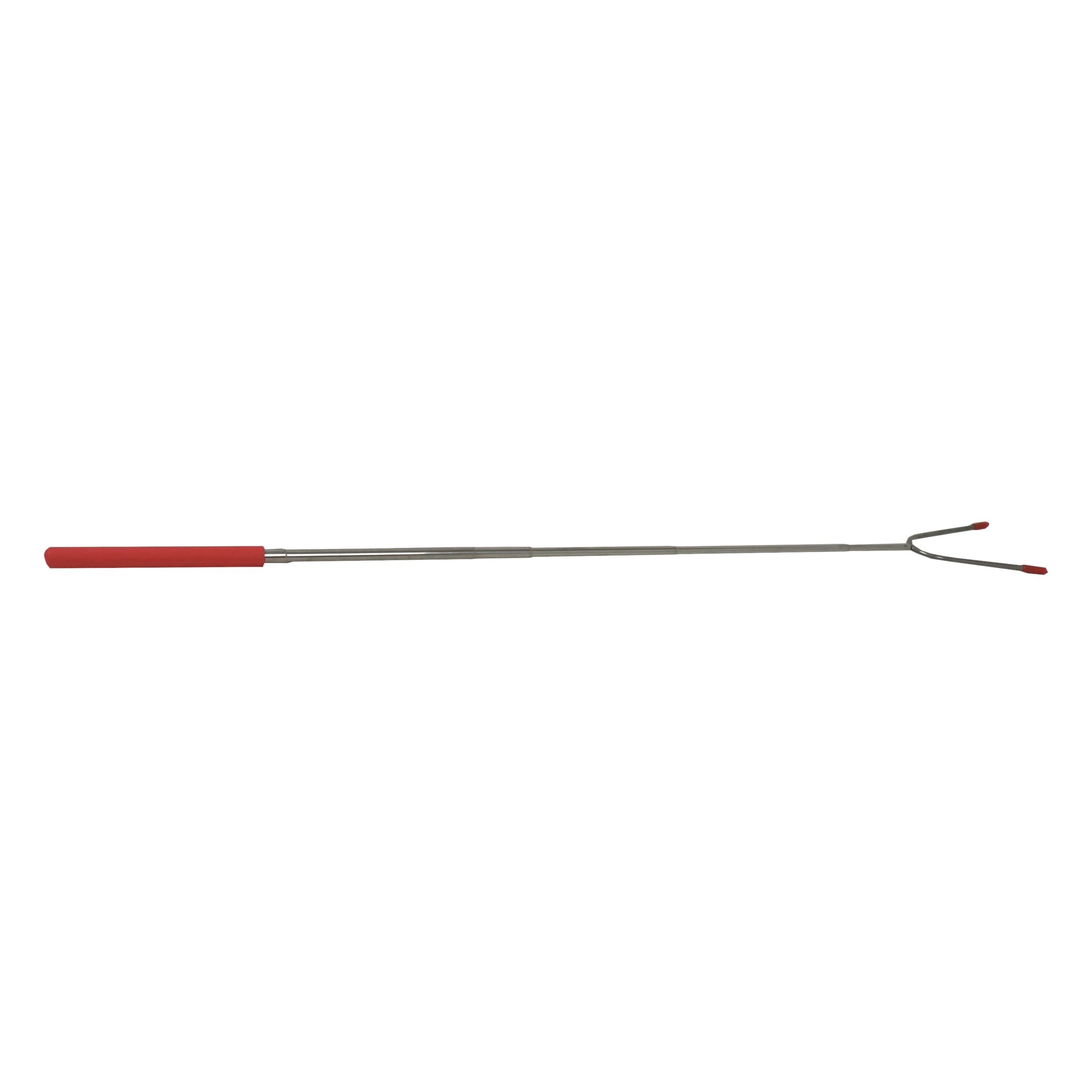 TOPTRADE teleskopická opékací vidlice 25–86 cm – nerez, plastová rukojeť - náhled 3