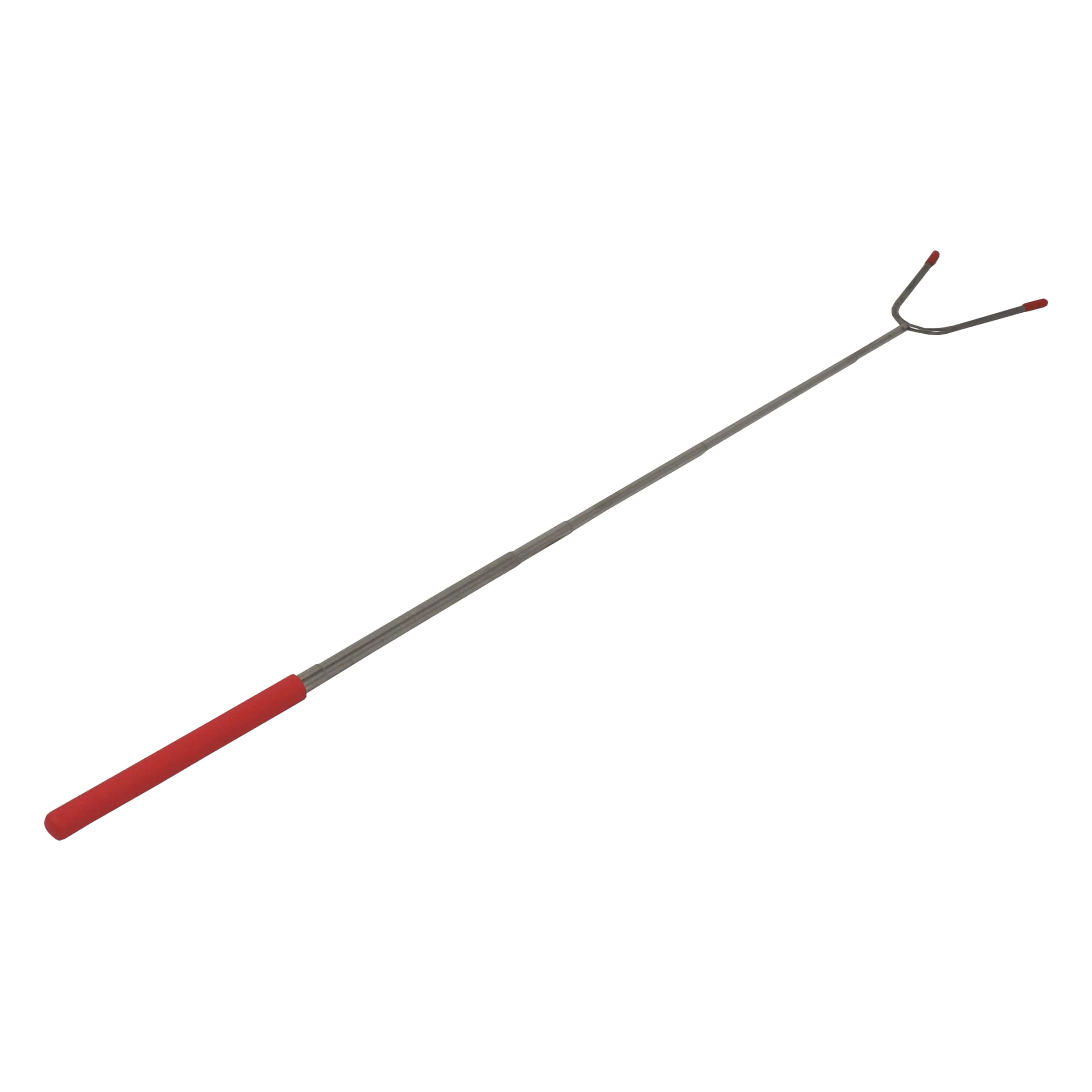 TOPTRADE teleskopická opékací vidlice 25–86 cm – nerez, plastová rukojeť - náhled 5