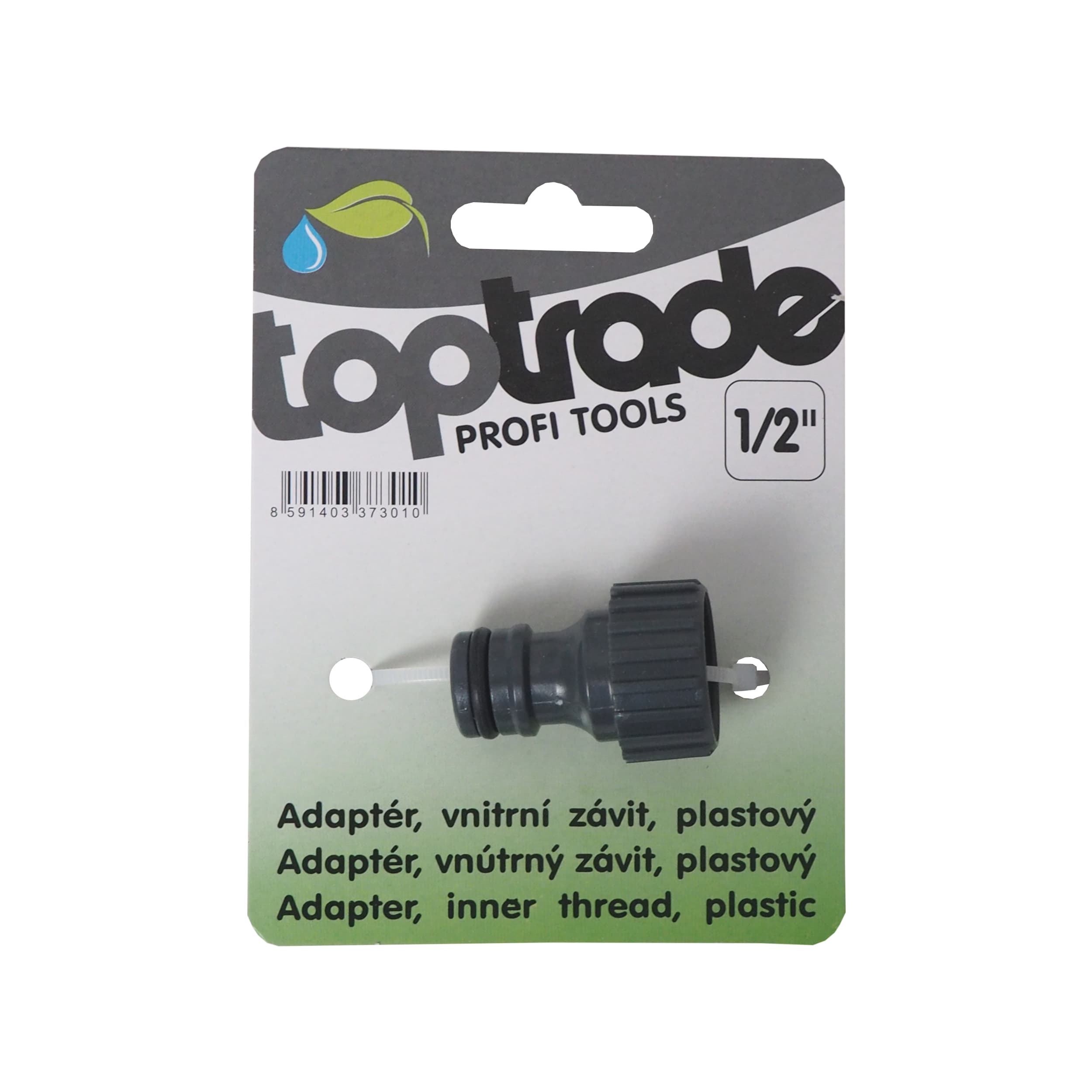 TOPTRADE zahradní adaptér – vnitřní závit 1/2″ - náhled 2