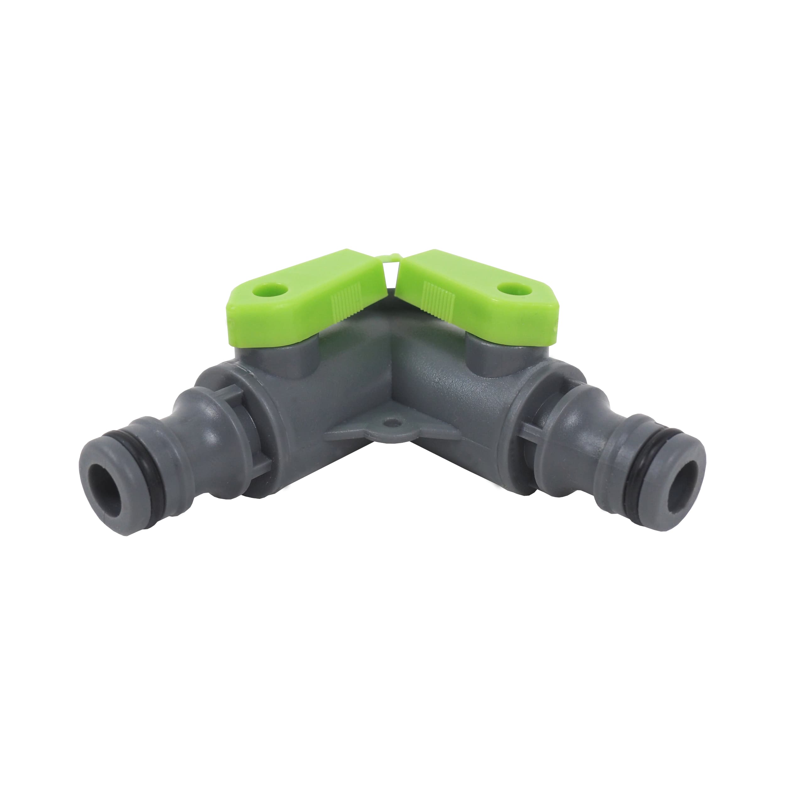 TOPTRADE rozdvojka s ventily 3/4" na 2 rychlospojky - náhled 4