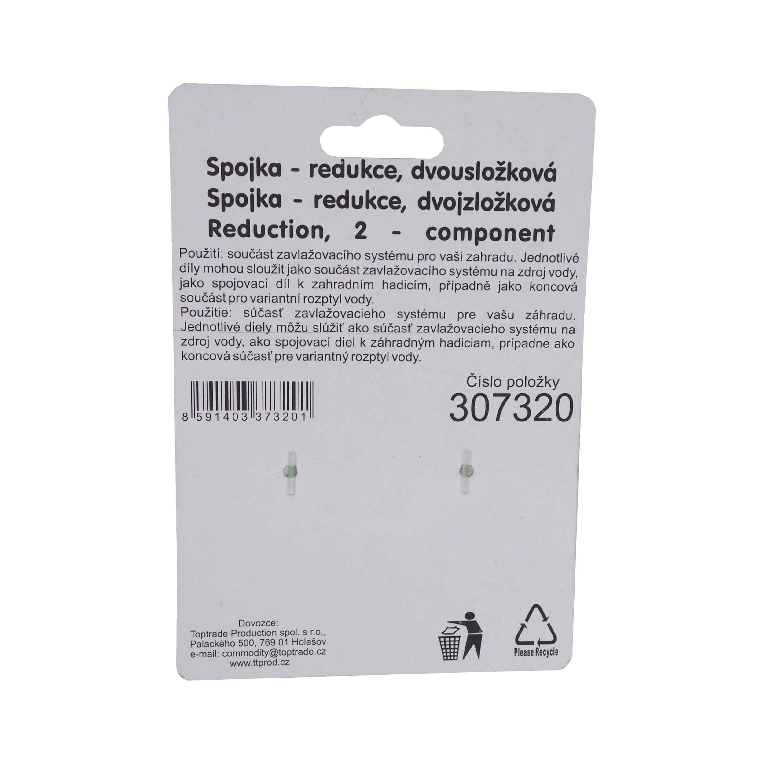 TOPTRADE spojka – redukce dvousložková 3/4" x 1" - náhled 4