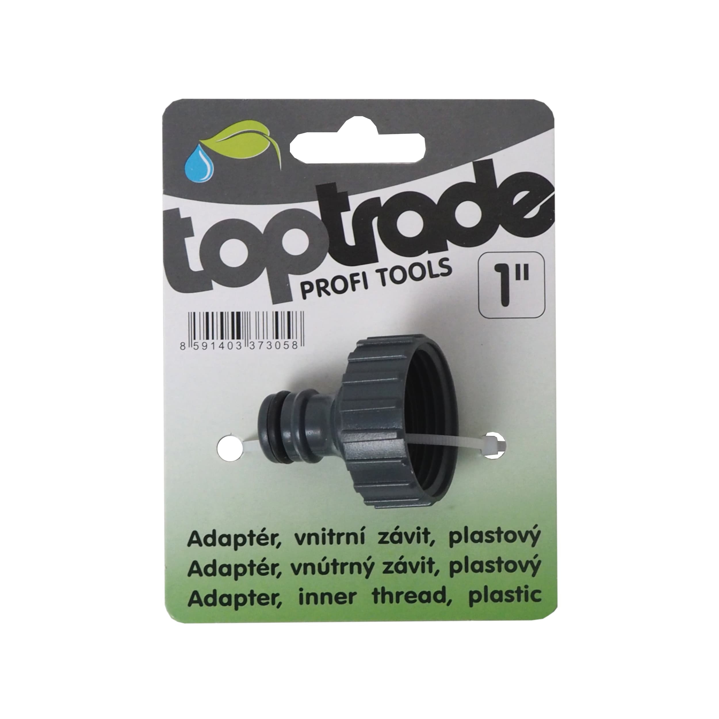 TOPTRADE adaptér s vnitřním závitem 1″ - náhled 2