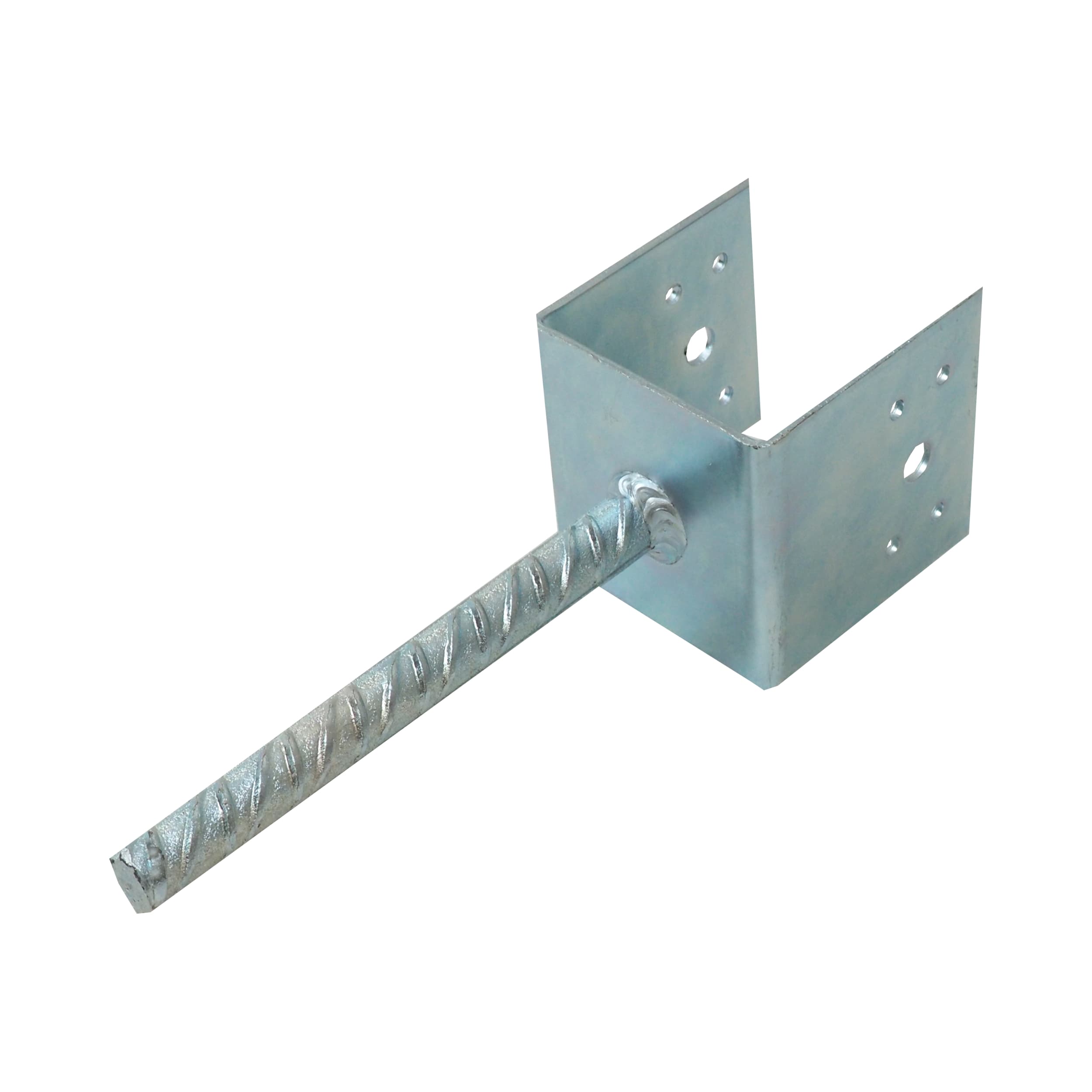 TOPTRADE kotevní patka U do betonu 100×90 mm – pozink, ocel 3 mm