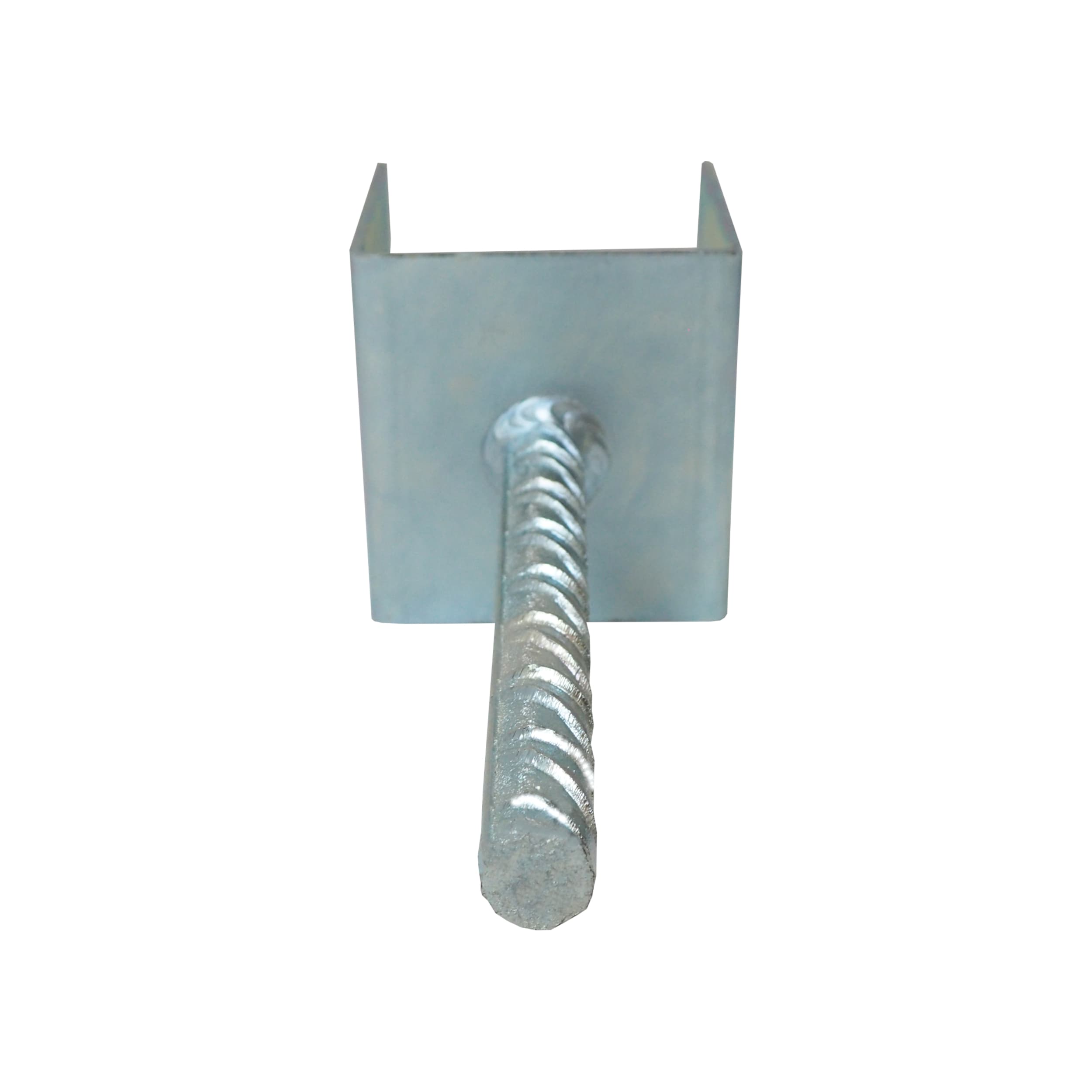 TOPTRADE kotevní patka U do betonu 100×90 mm – pozink, ocel 3 mm - náhled 5