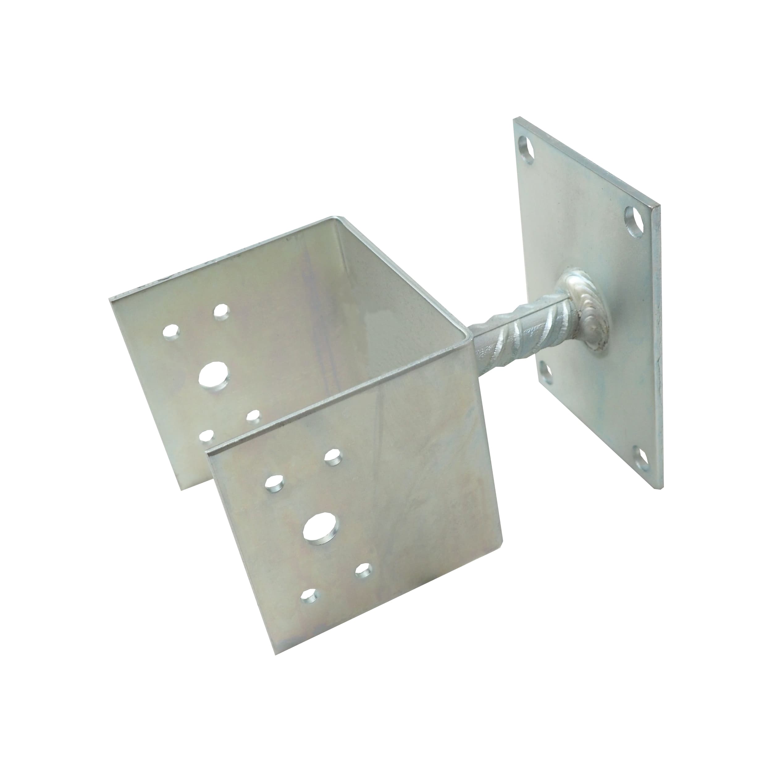 TOPTRADE kotevní patka U na šrouby 100×90 mm, pozink 3 mm - náhled 5