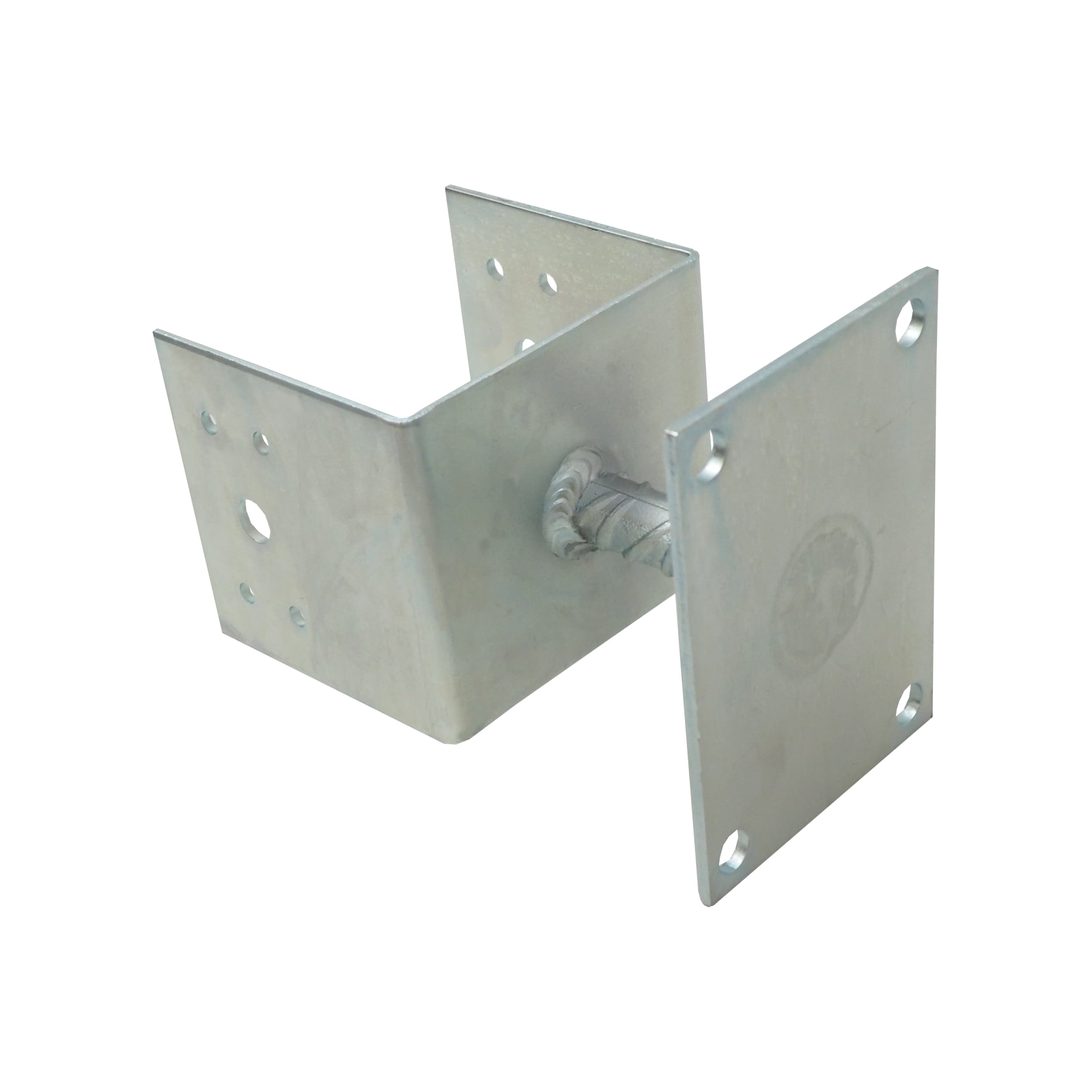 TOPTRADE kotevní patka U na šrouby 140×90 mm, pozink 3 mm - náhled 3