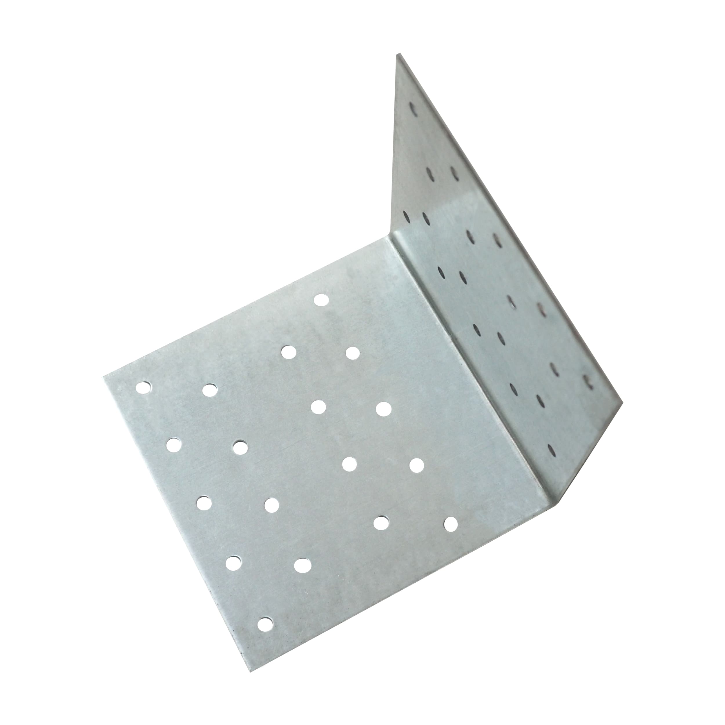 TOPTRADE spojovací úhelník 90° 100×100×100×2 mm, bez prolisu, pozink - náhled 3