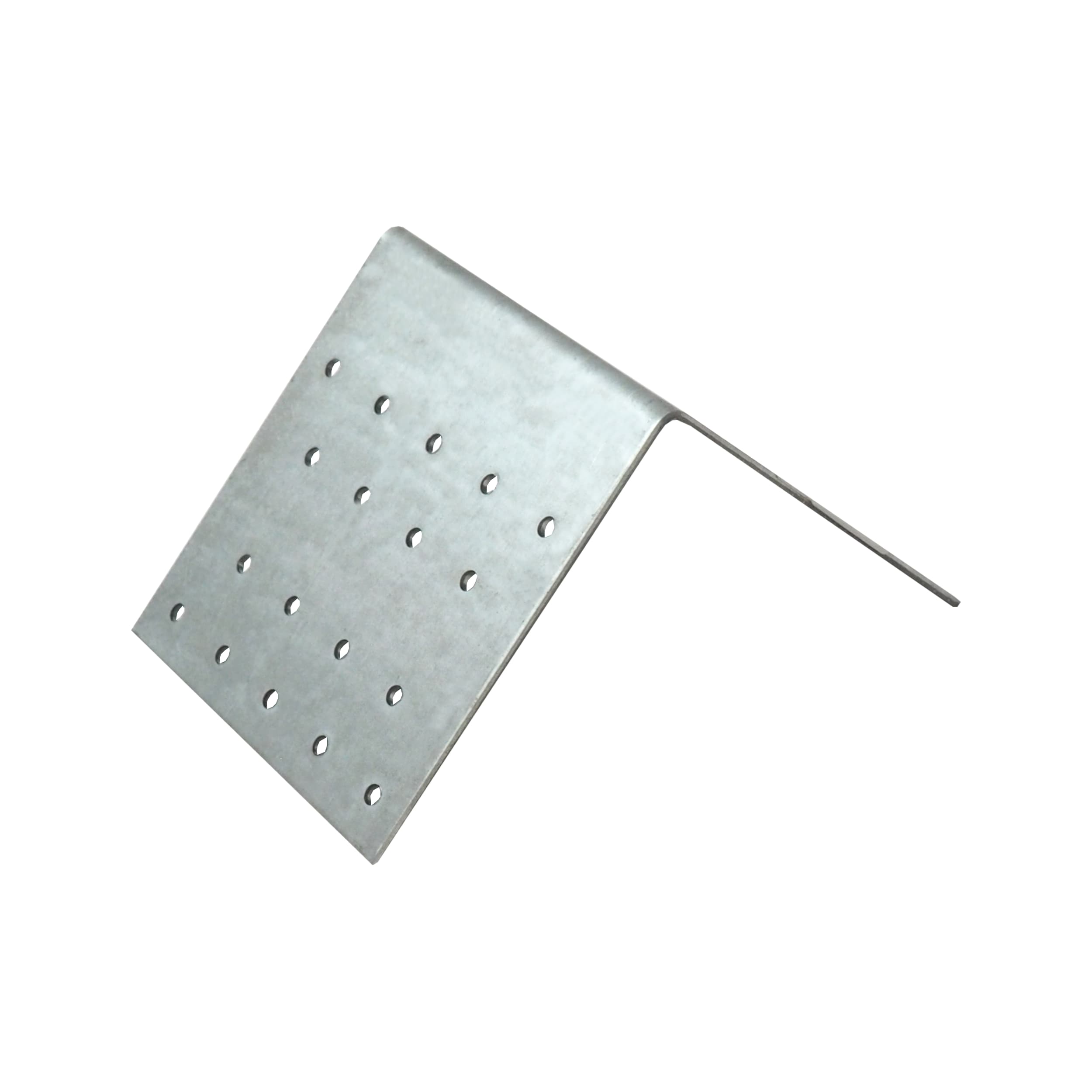 TOPTRADE spojovací úhelník 90° 100×100×100×2 mm, bez prolisu, pozink - náhled 4