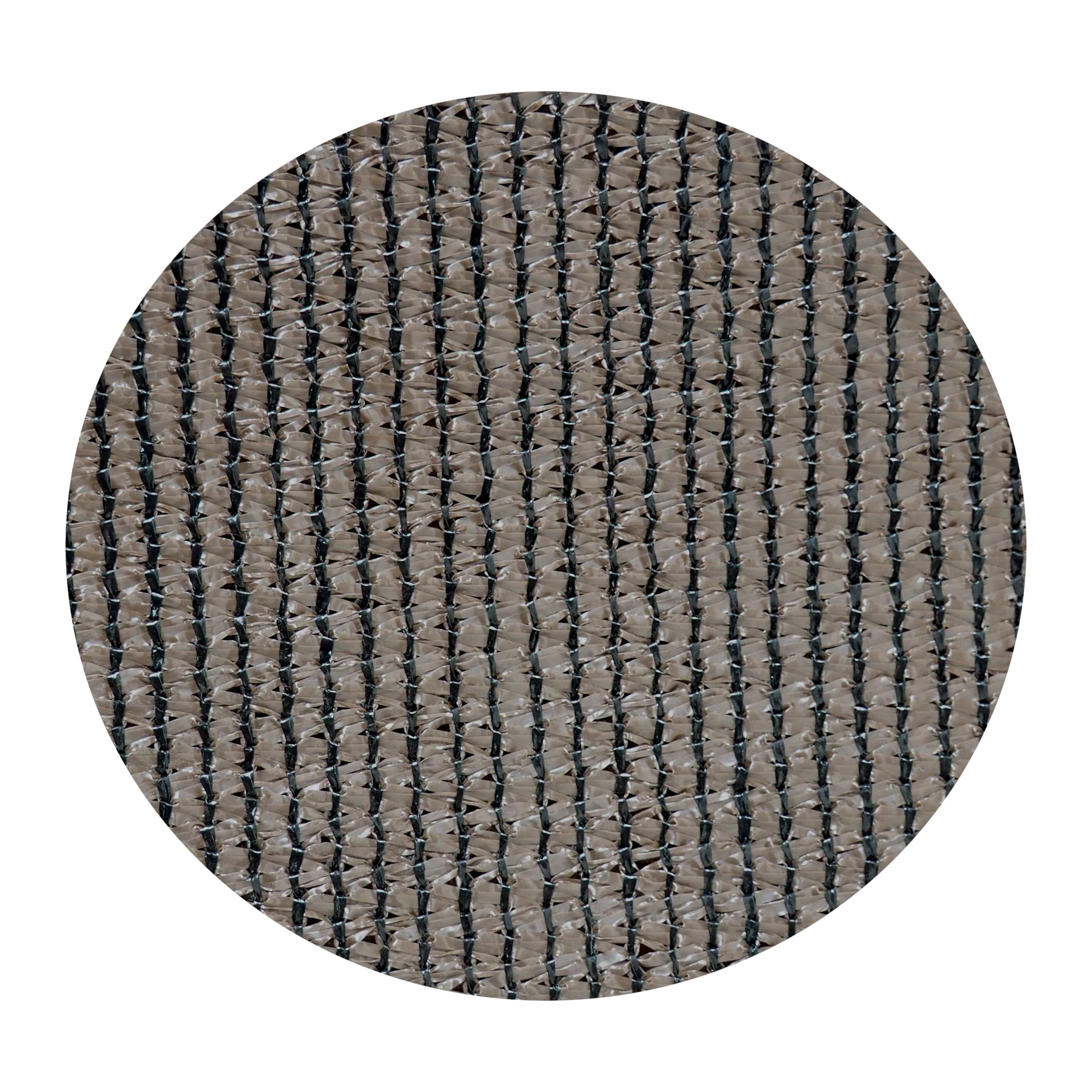 TOPTRADE stínící síť hnědá 2 × 50 m, 150 g/m² (90 % stínění) - náhled 3