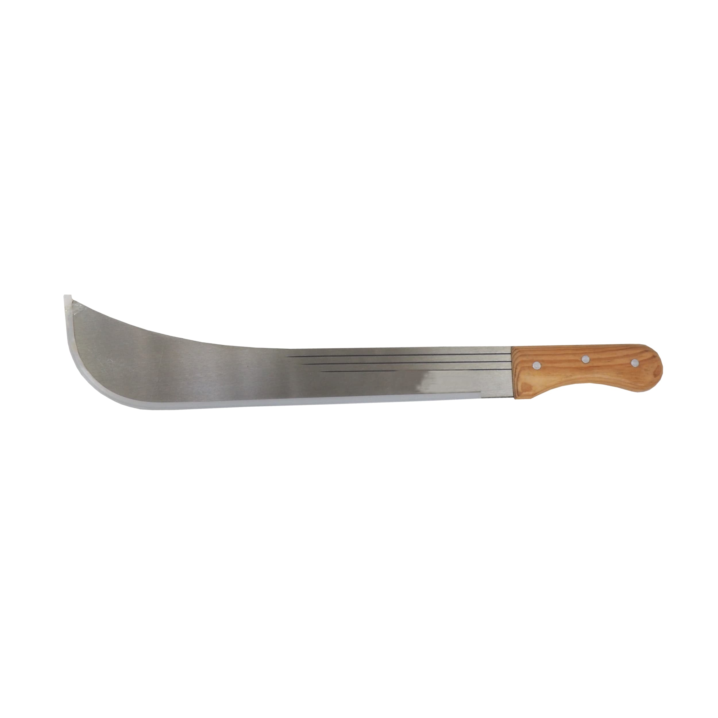 TOPTRADE mačeta 18″, ocelová čepel, dřevěná rukojeť, 600 mm - náhled 2