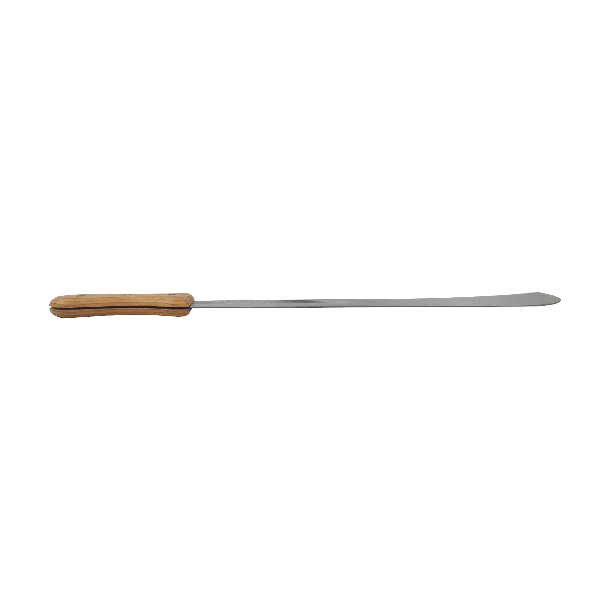 TOPTRADE mačeta ocelová s dřevěnou rukojetí, čepel 20" (700 mm) - náhled 4