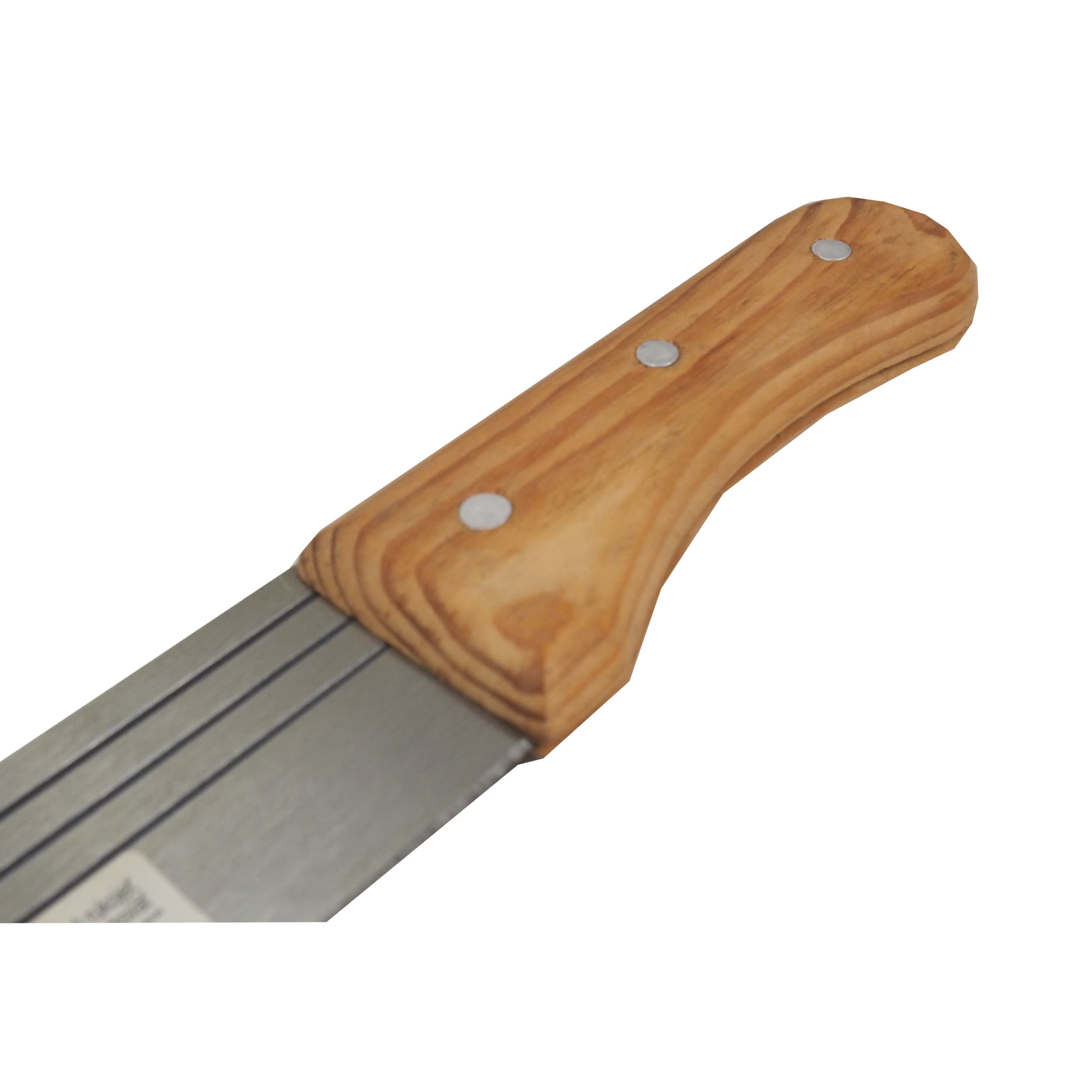 TOPTRADE mačeta ocelová s dřevěnou rukojetí, čepel 20" (700 mm) - náhled 5