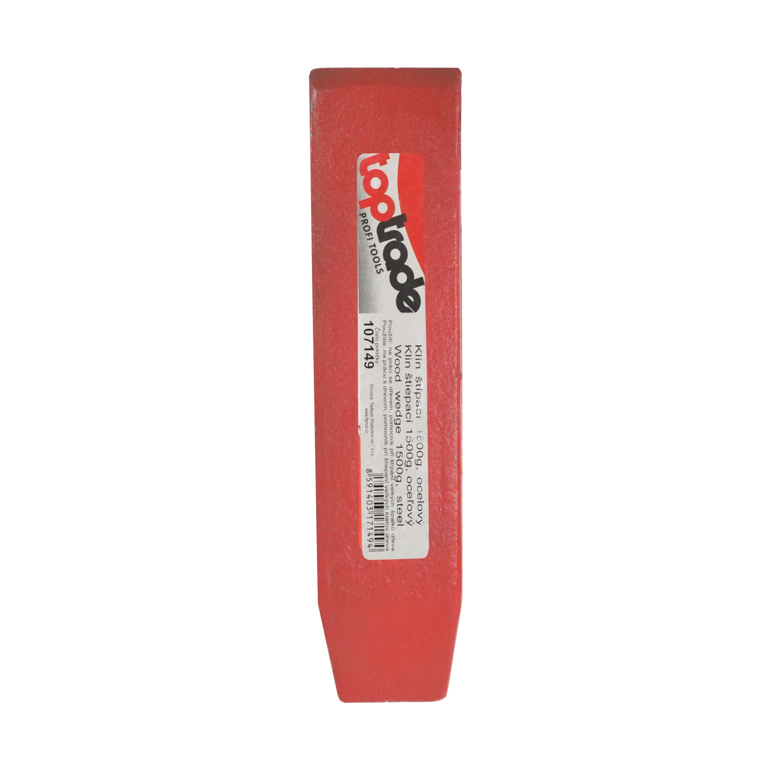 TOPTRADE ocelový štípací klín 1,5 kg - náhled 2